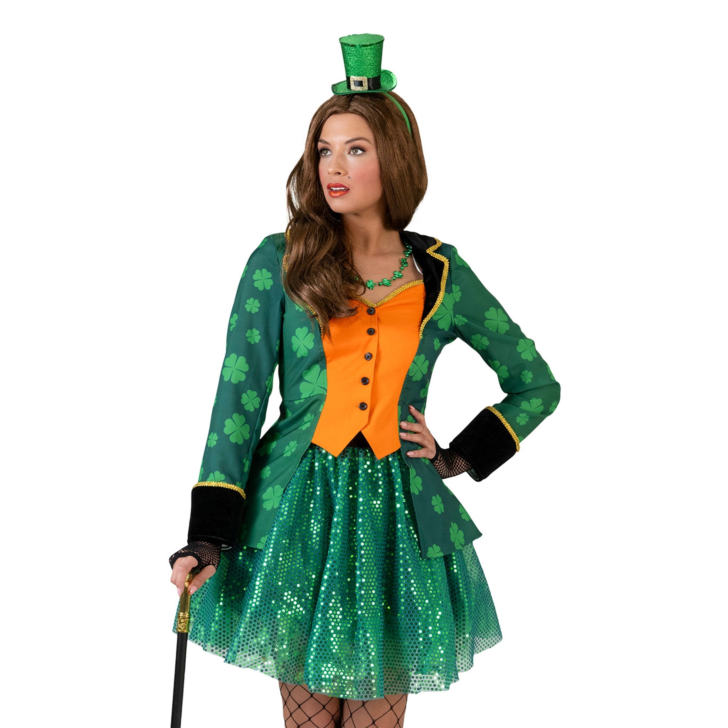 Frack St Patricks Day Dam - Medium | Hem - Maskerad - Maskeraddräkter - Damdräkter | Pryloteket