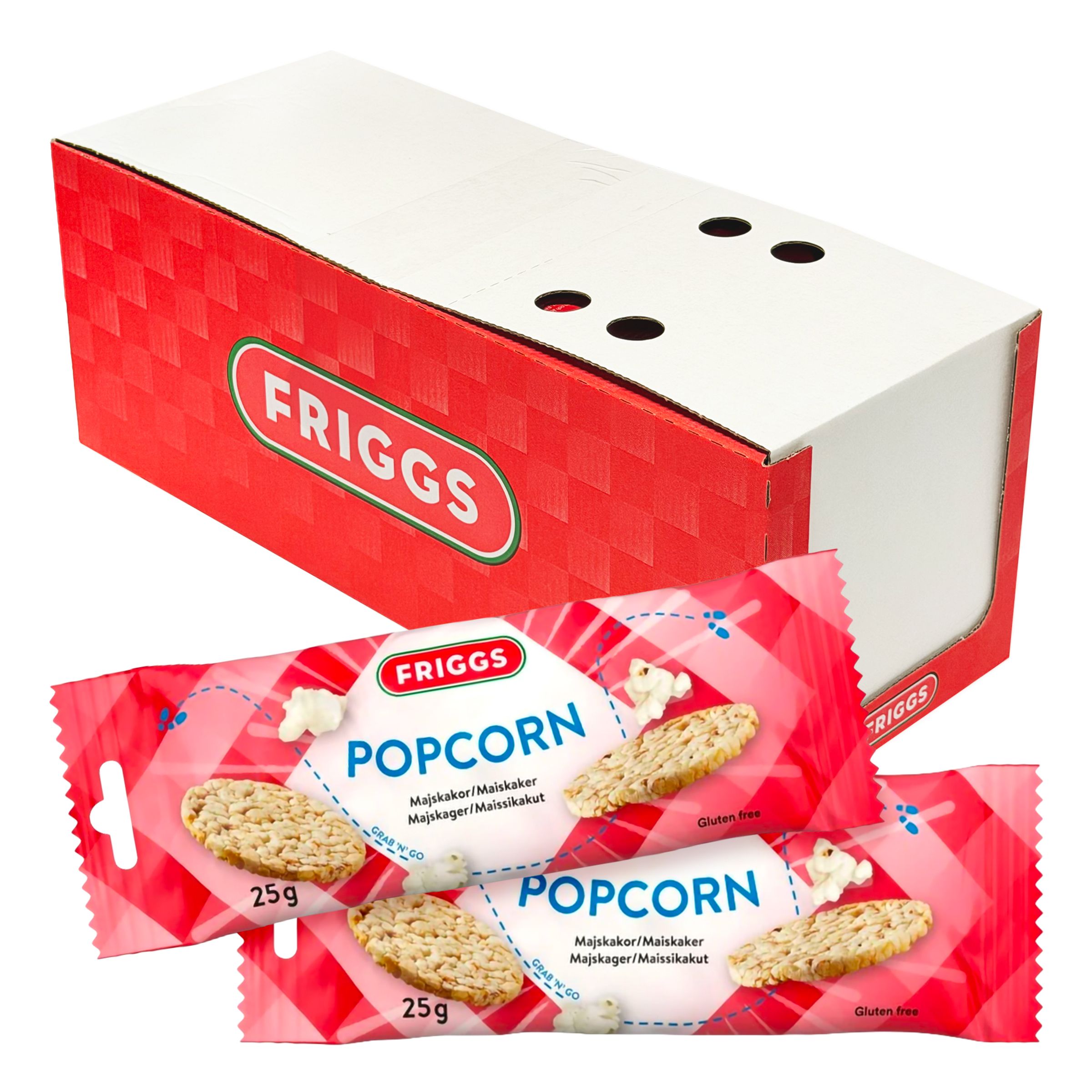 Friggs Snackpack Popcorn Økonomipakke - 26 x 25 g