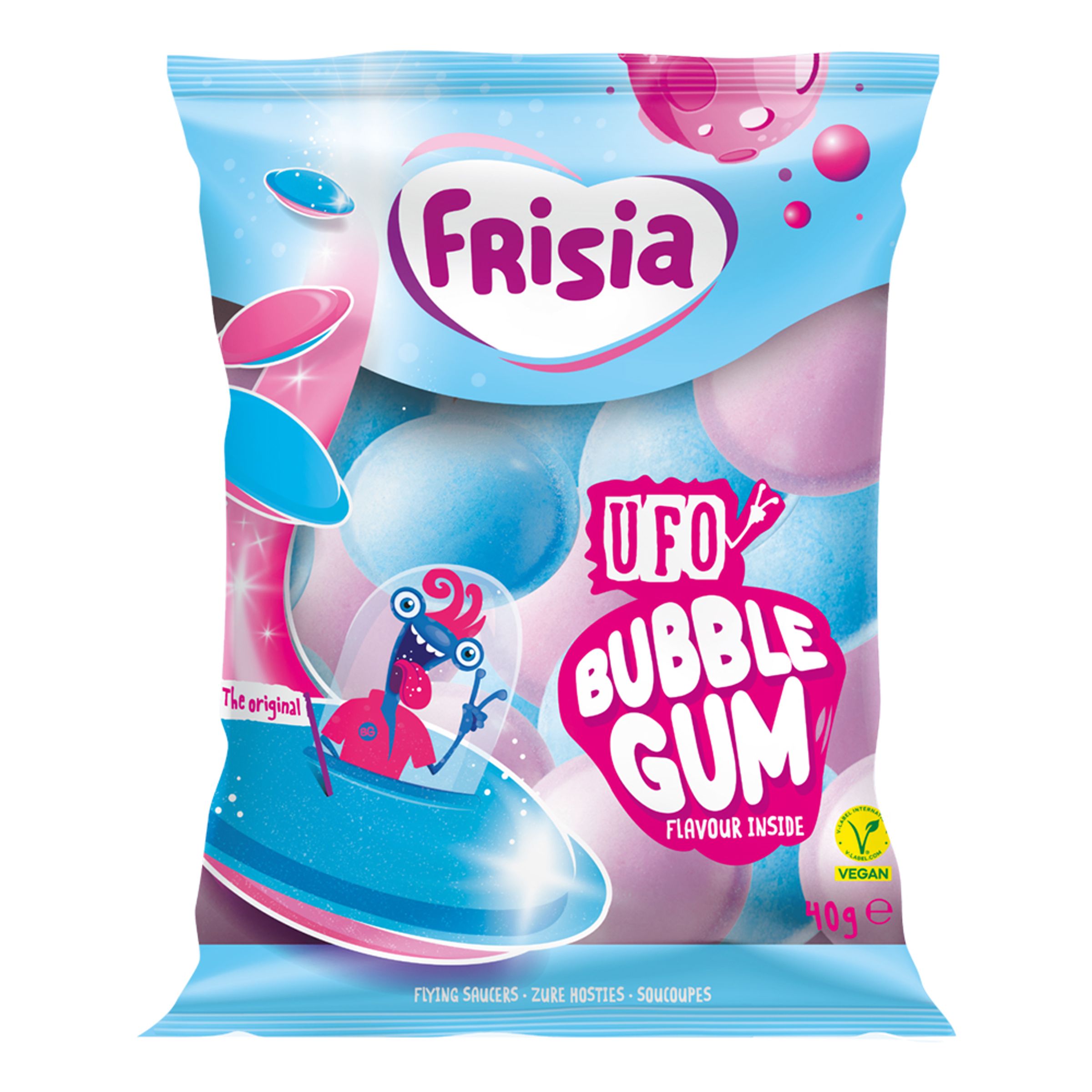 Frisia UFO Bubblegum Slikpose - 40 g