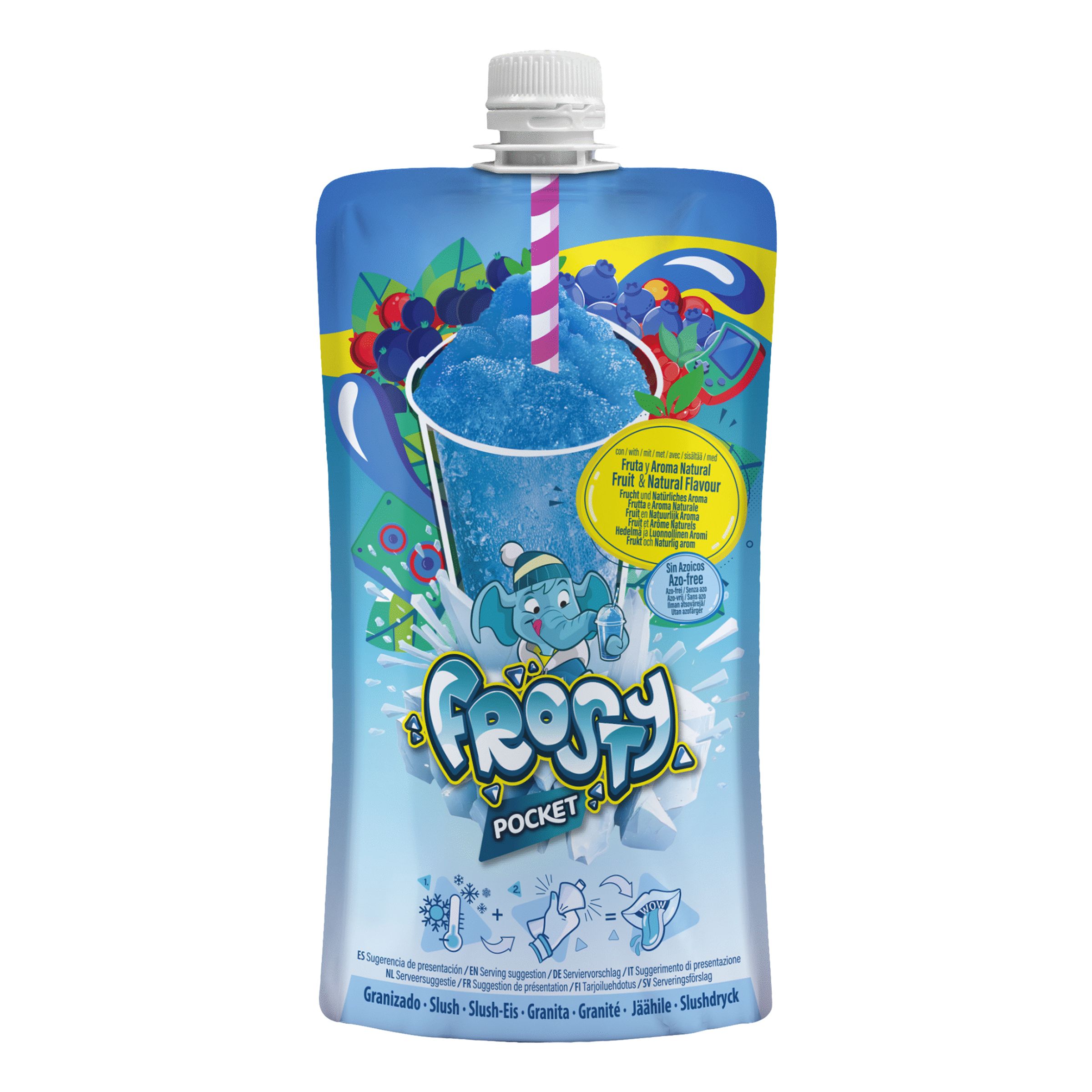 Frosty Instant Slush Forest Fruits - 150 ml | Hem - Godis & Läsk - Dryck - Slush | Maskeradspecialisten