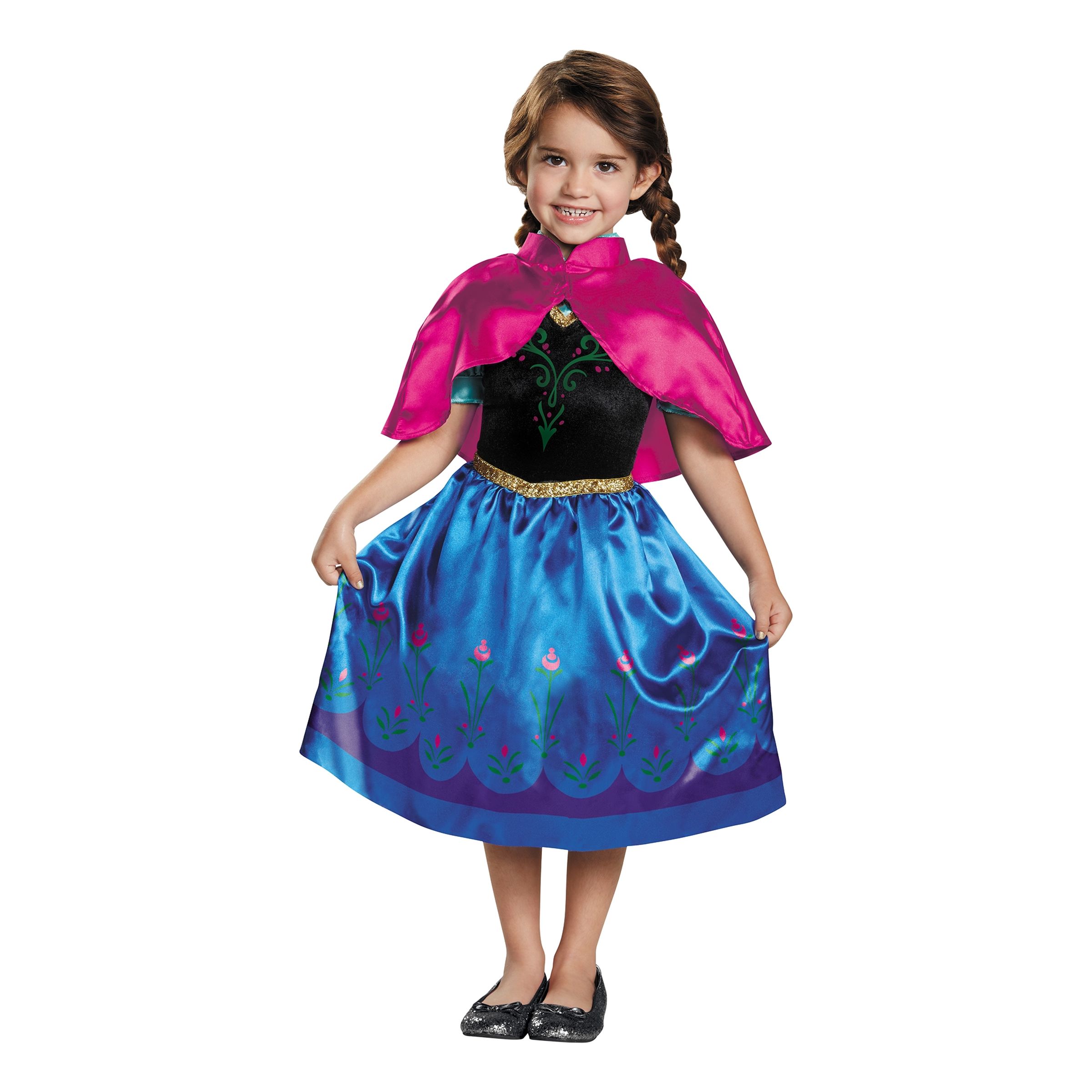 Disney Frost Anna Travel Børnekostume - Small