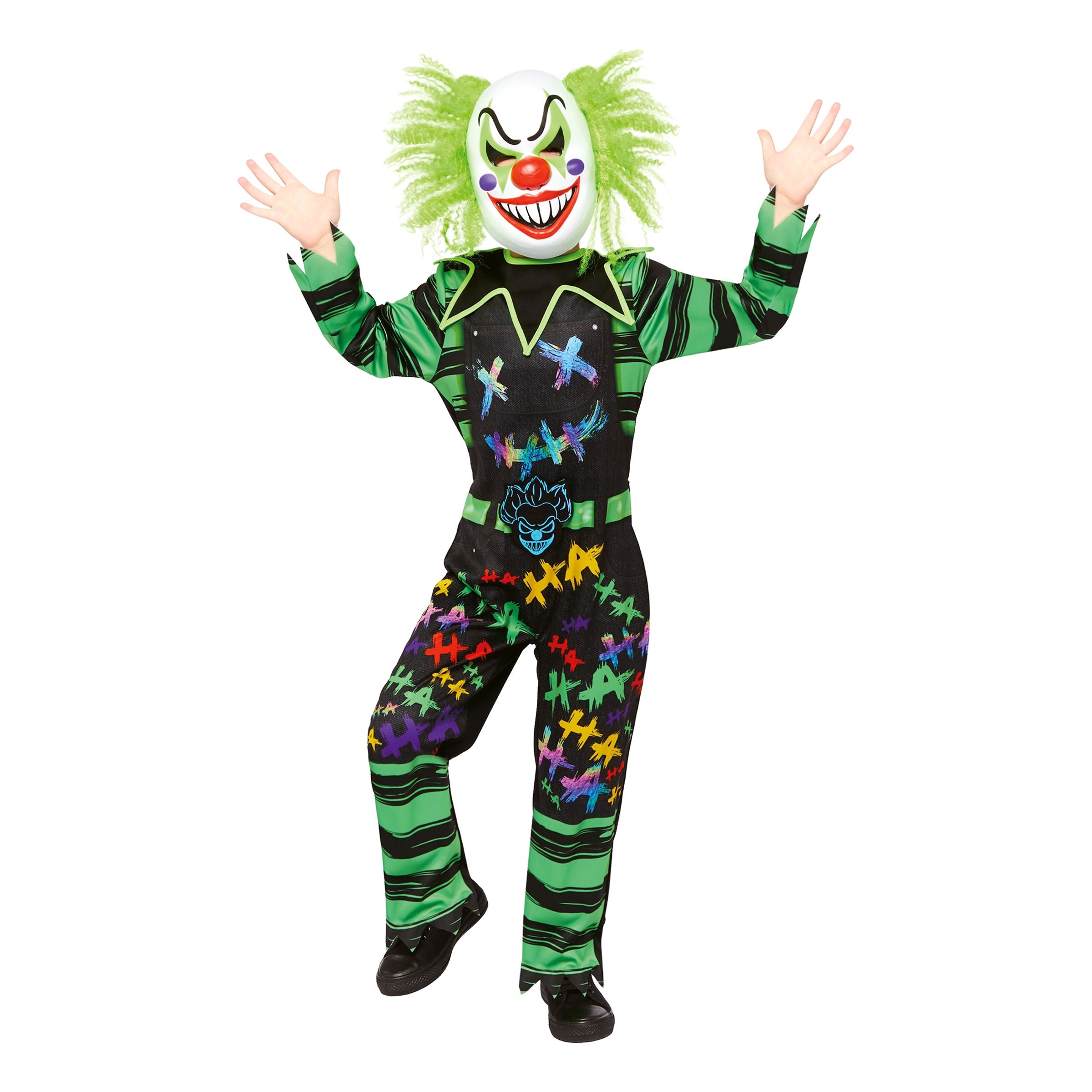 Galen Joker Clown Barn Maskeraddräkt - Small | Hem - Maskerad - Maskeraddräkter - Barndräkter | Pryloteket