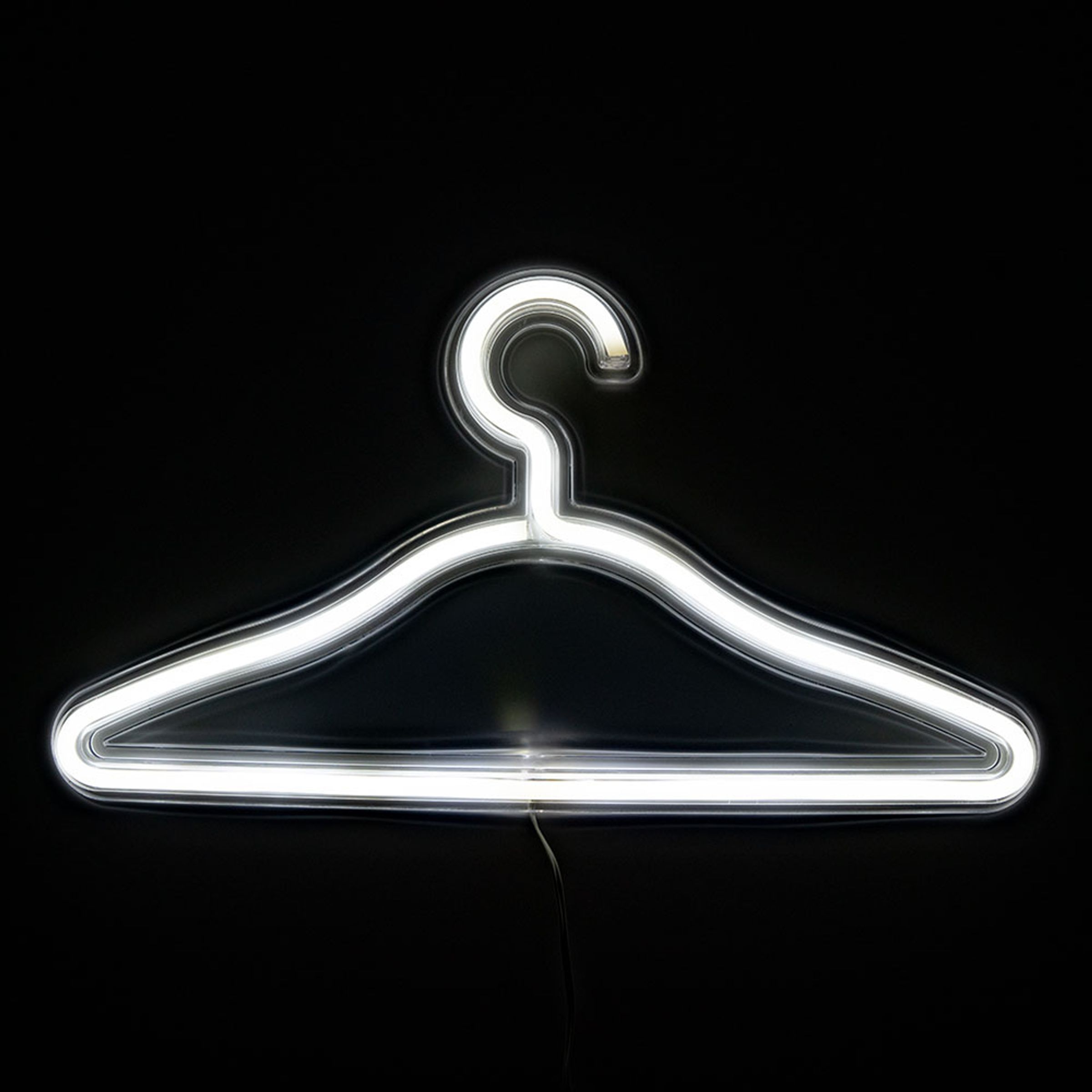 Neonlampe Bøjle - Kold hvid