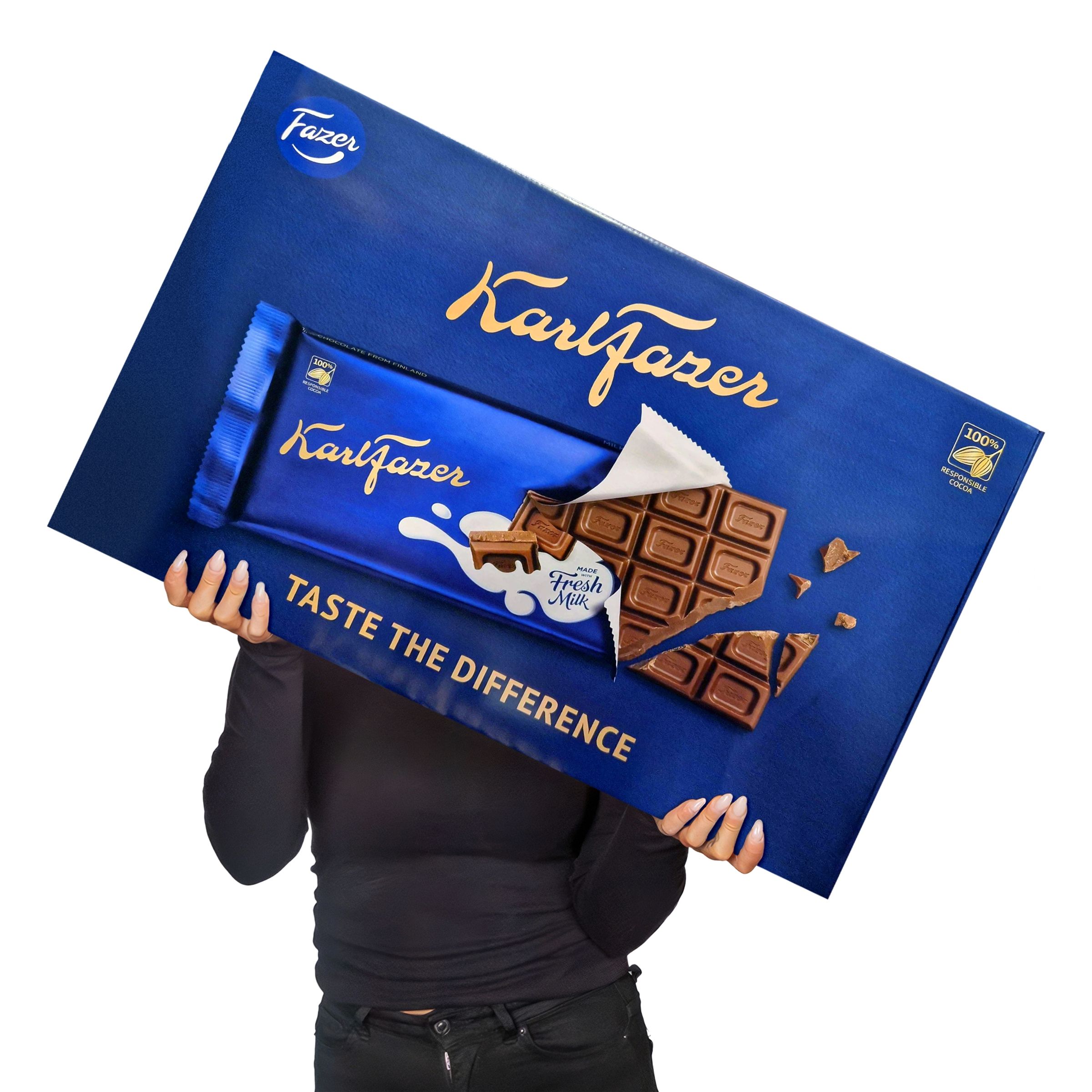 Gigantisk Chokolade Karl Fazer - 2,196 kg