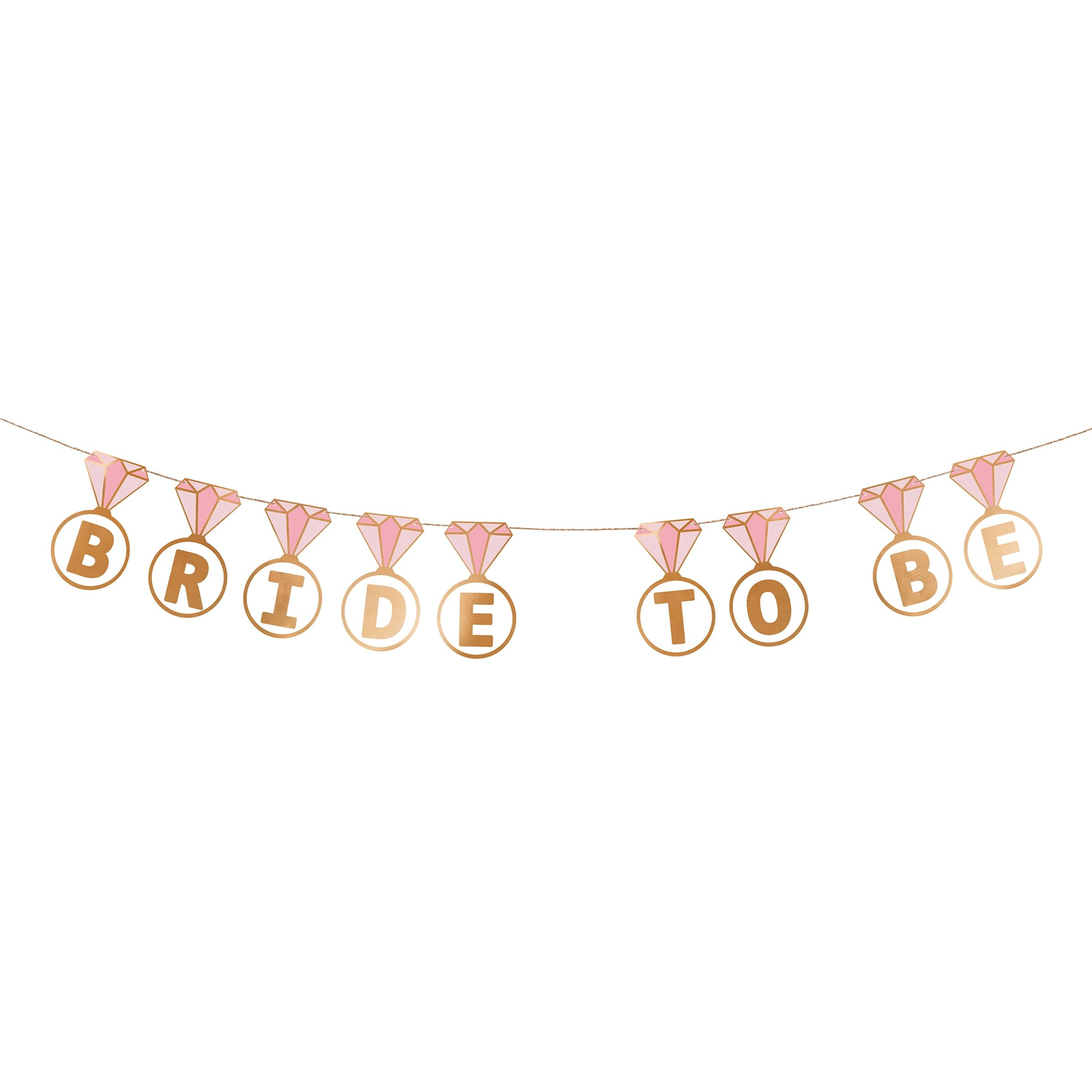 Guirlande Bride To Be Diamantringe