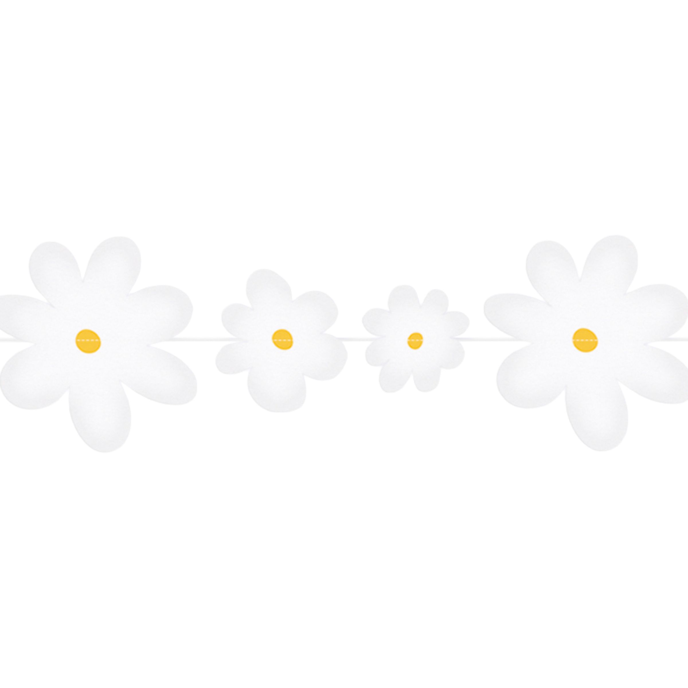 Girlang Daisies | Hem - Festartiklar - Festdekoration - Girlanger | Pryloteket