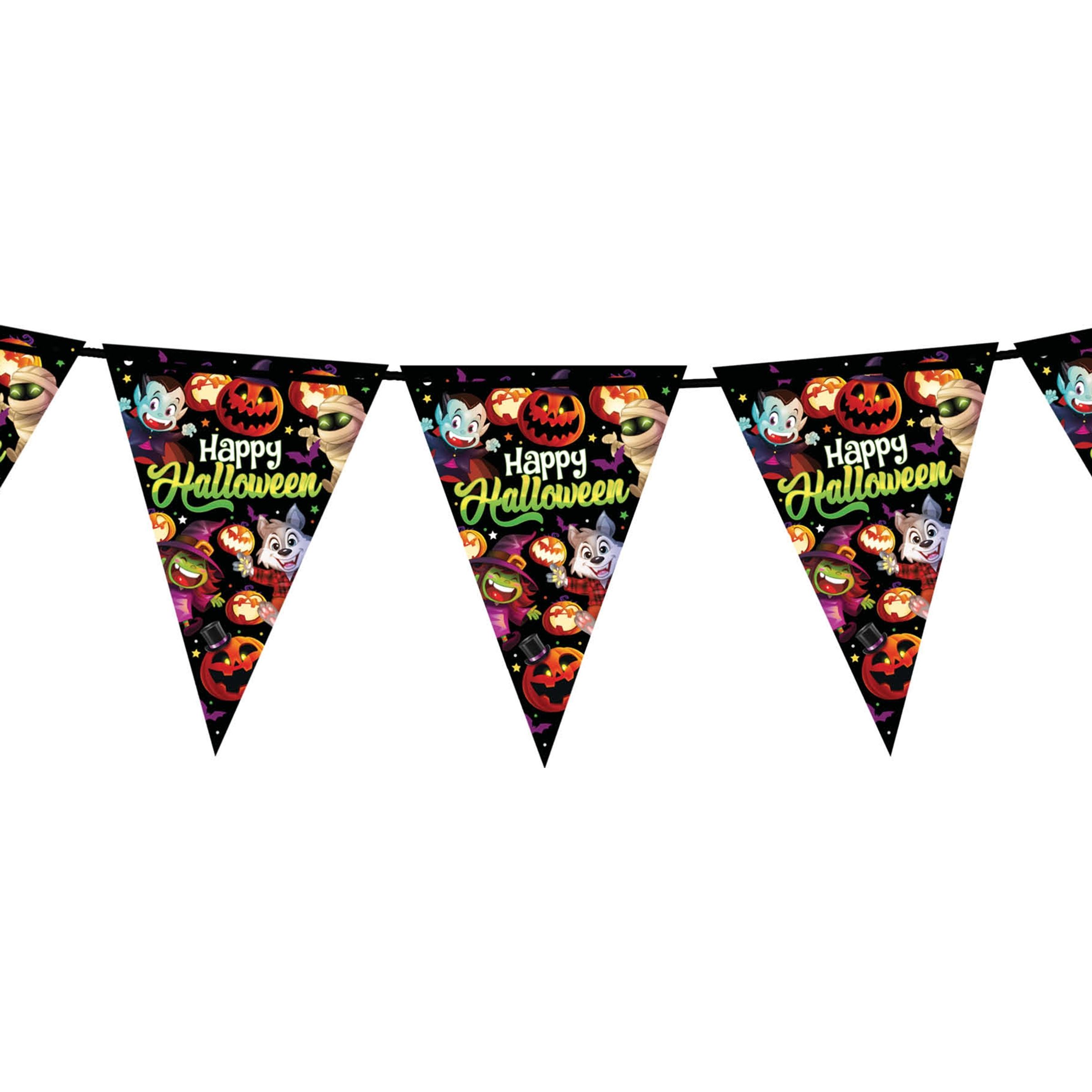 Girlang Halloween Monsters | Hem - Festartiklar - Festdekoration - Girlanger | Pryloteket