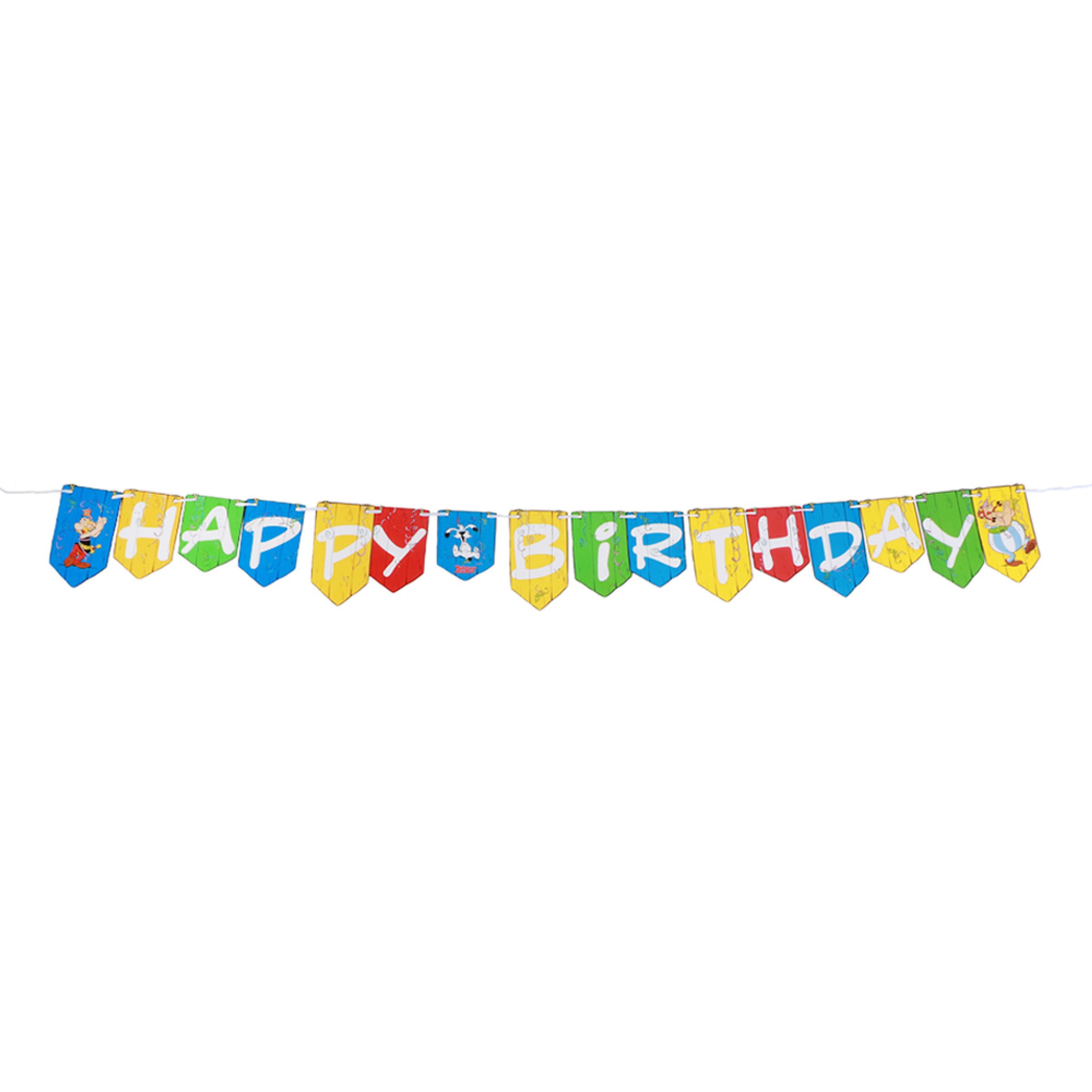Guirlande Happy Birthday Asterix