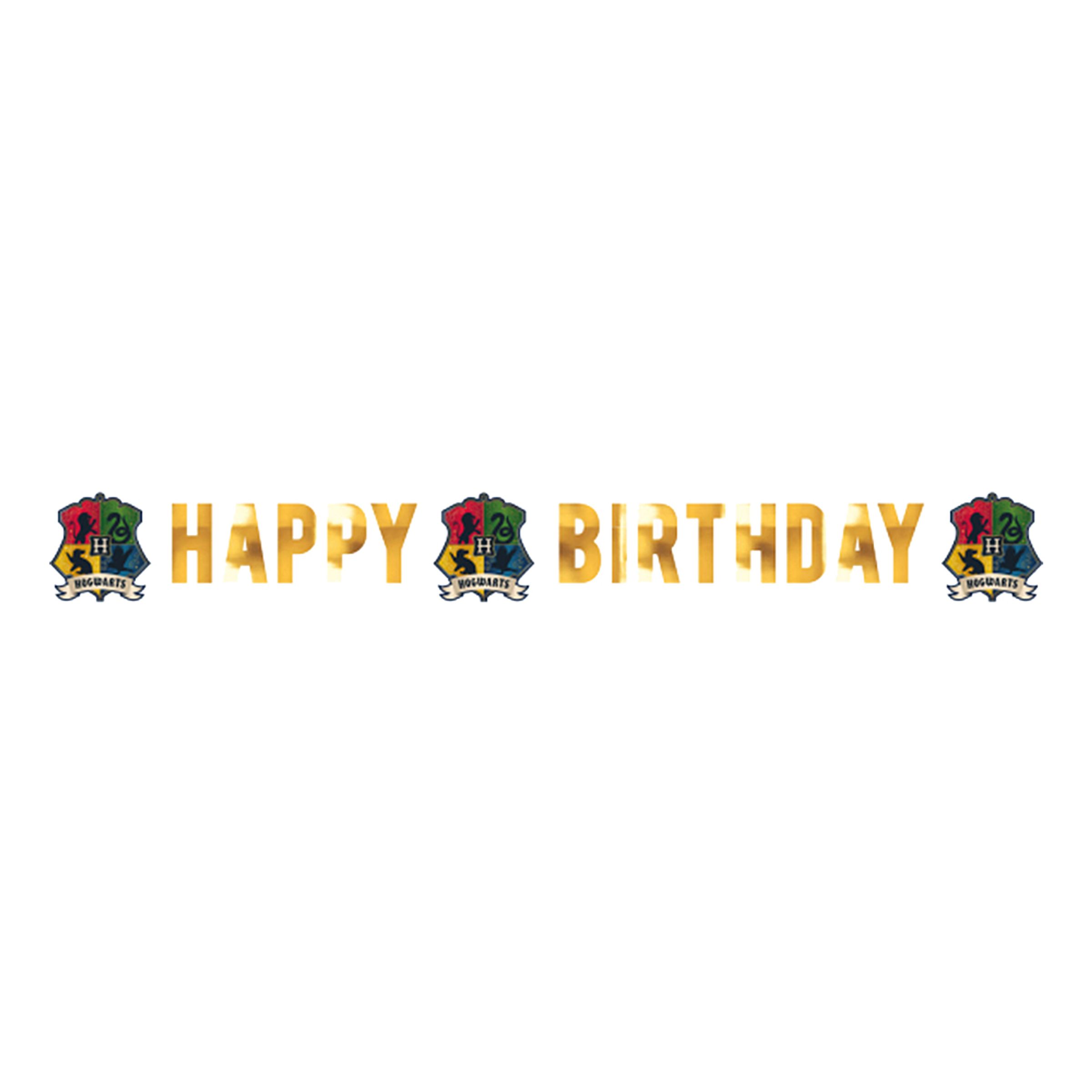 Guirlande Happy Birthday Harry Potter Elevhjem