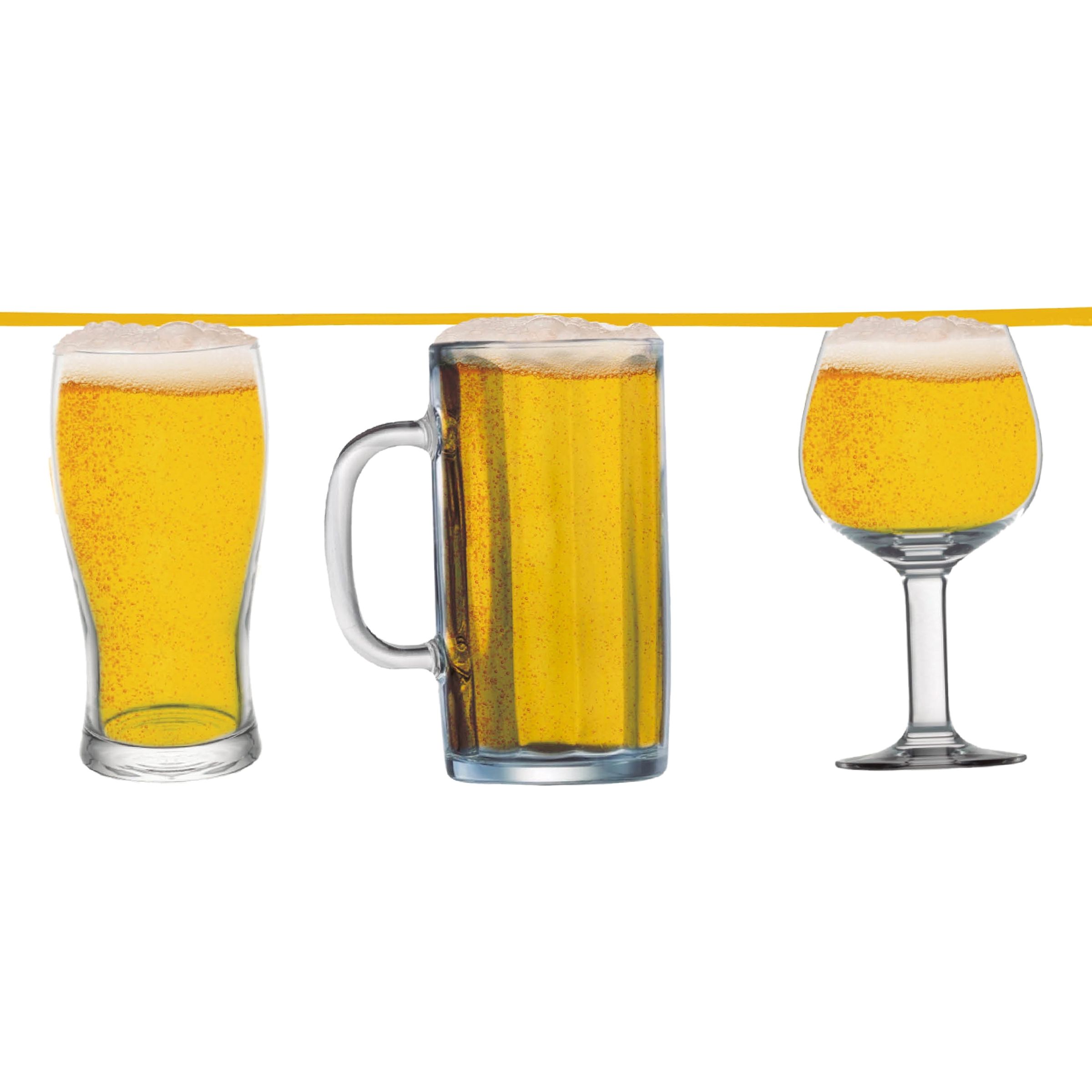 Girlang med Ölglas | Hem - Festartiklar - Festdekoration - Girlanger | Pryloteket