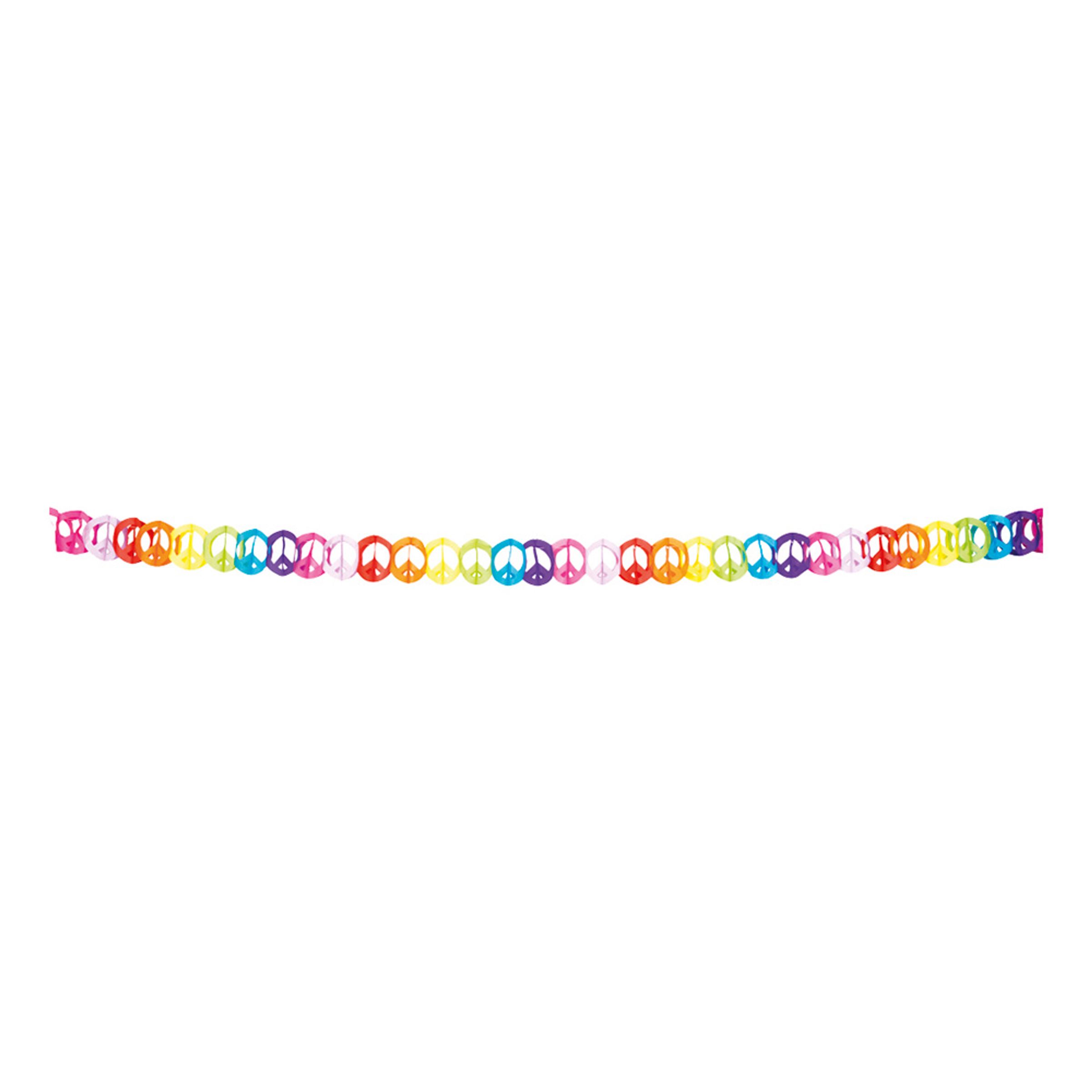 Girlang Peace | Hem - Festartiklar - Festdekoration - Girlanger | Party Outlet