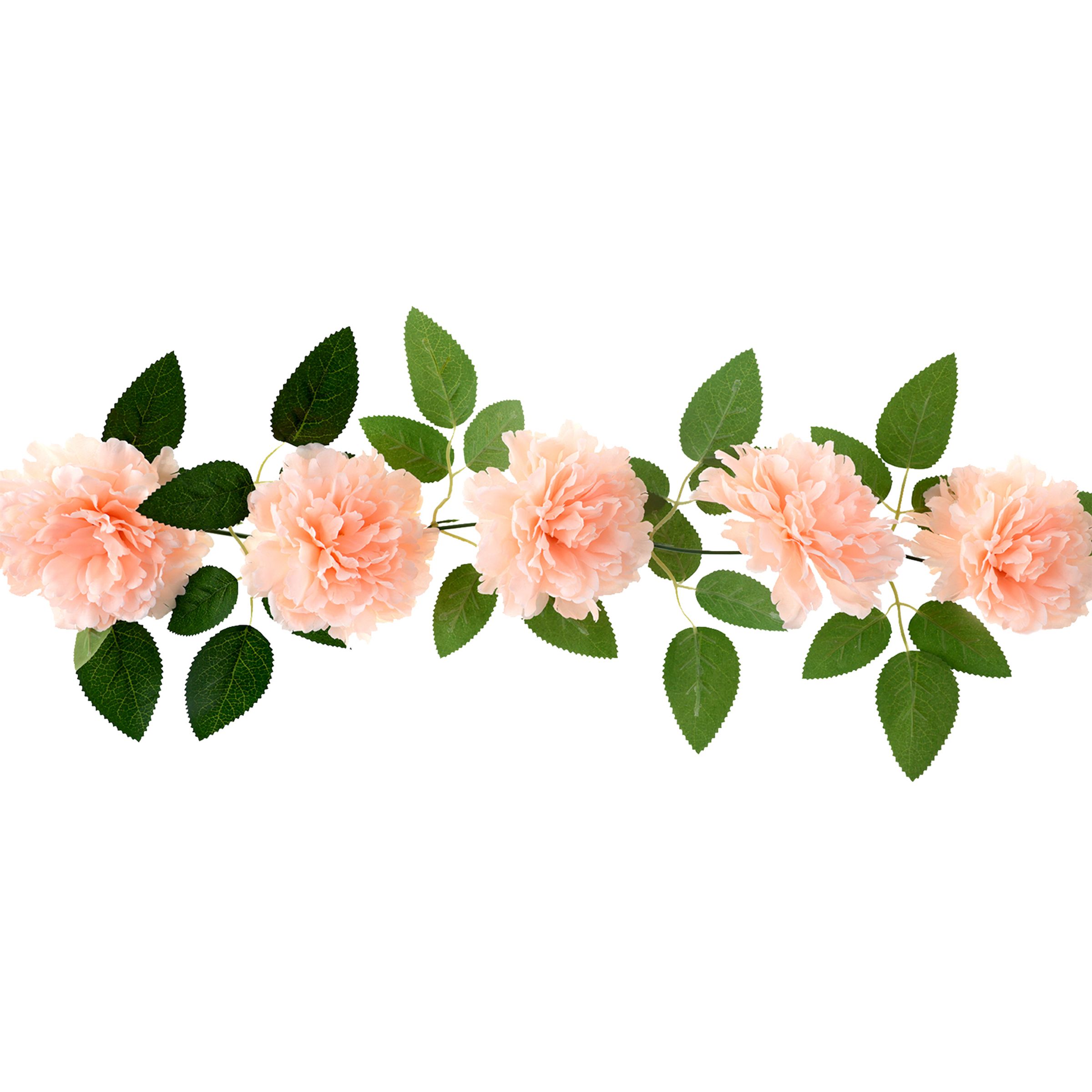 Guirlande Pæoner Peach