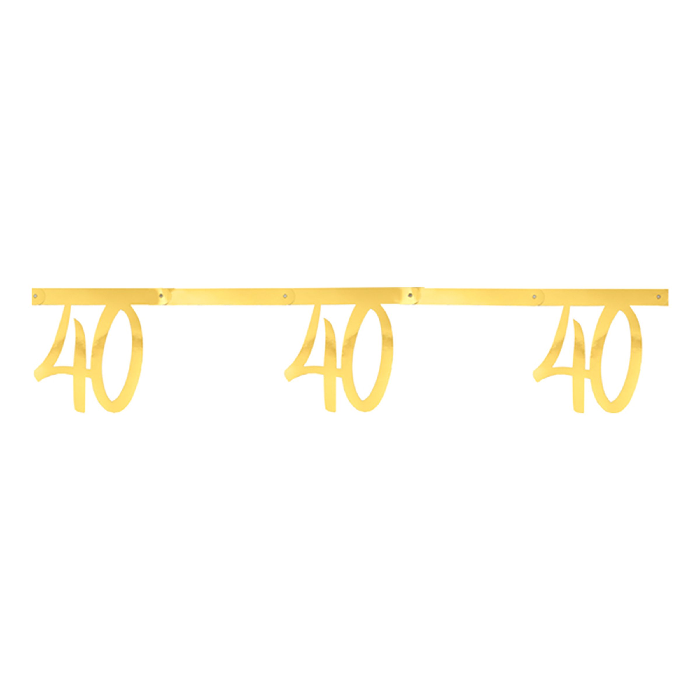 Guirlande Tal Guld - Tallet 40