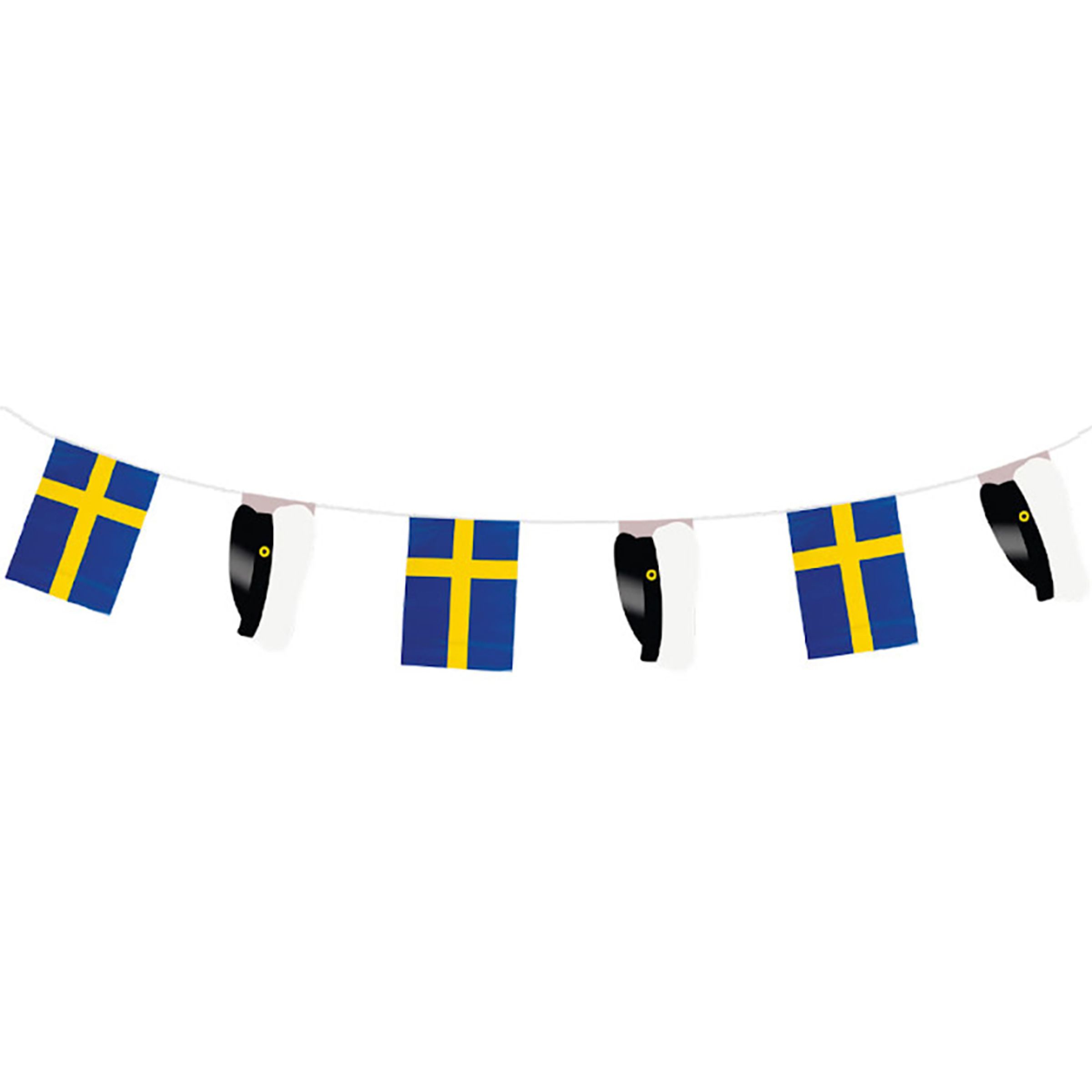 Girlang Studentmössor & Sverigeflaggor | Hem - Festartiklar - Festdekoration - Girlanger | Party Outlet