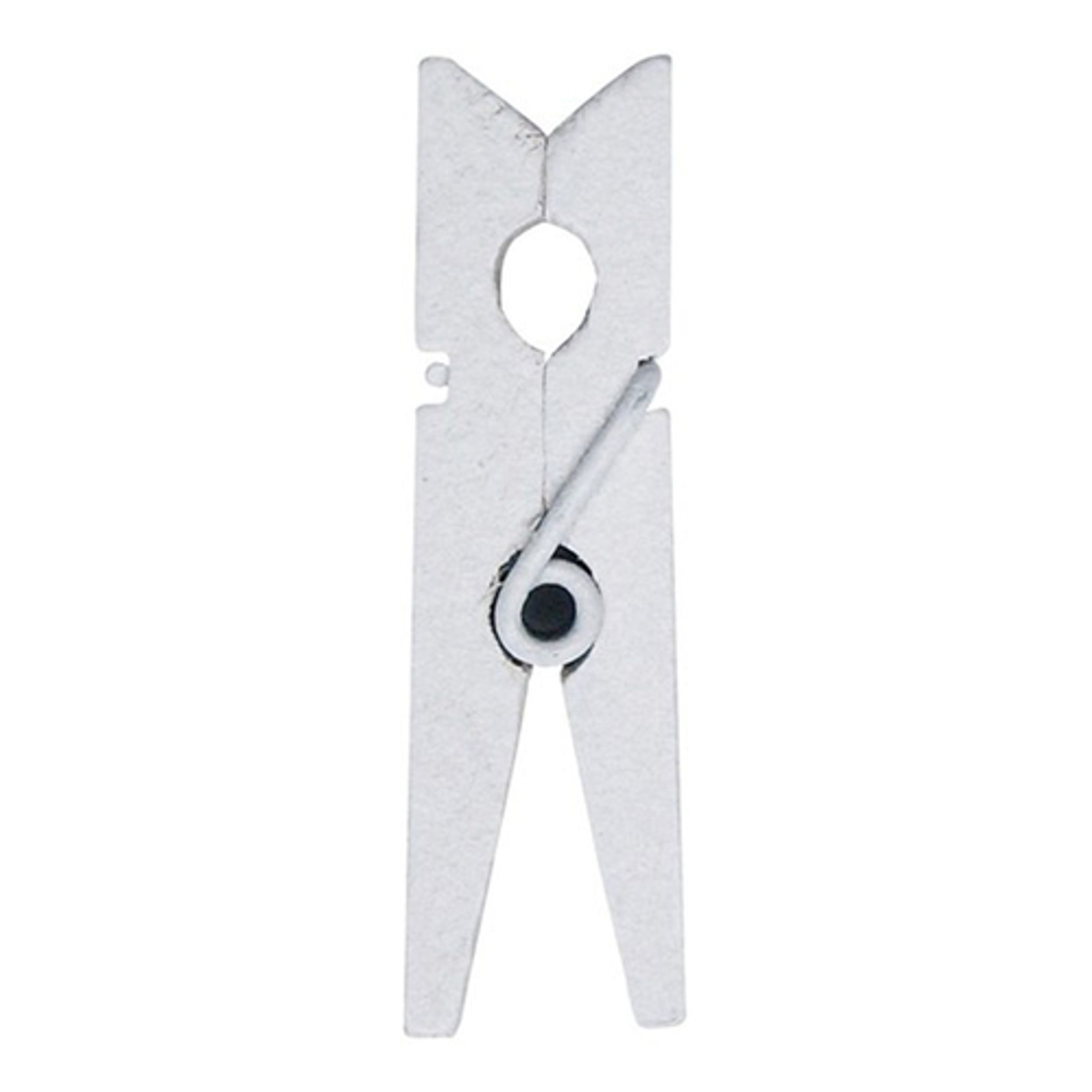 Glasdekoration Klädnypor Mini Vit - 24-pack | Hem - Teman - Färger - Vit | Pryloteket