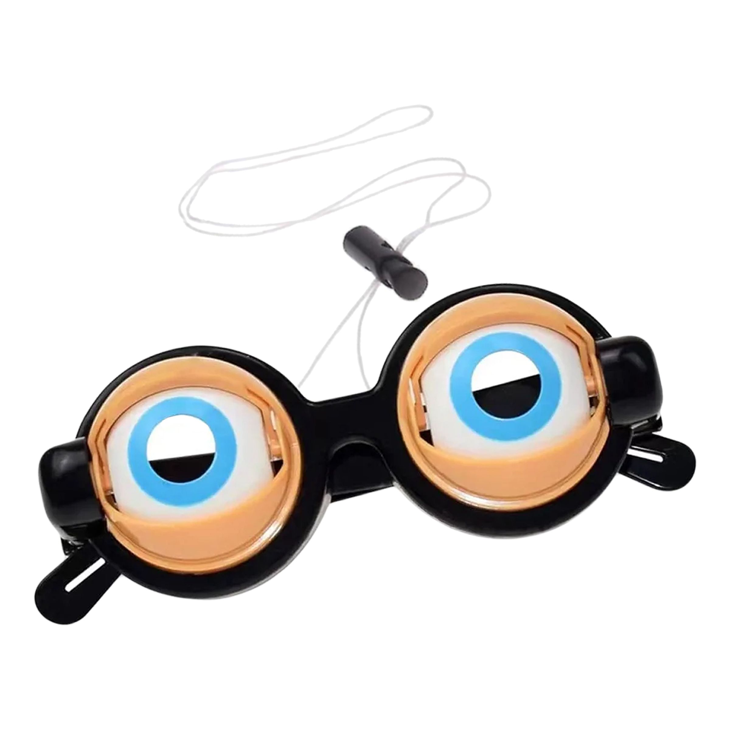 Glasögon Crazy Eyes - Svart | Hem - Maskerad - Tillbehör - Maskeradaccessoarer | Maskeradspecialisten