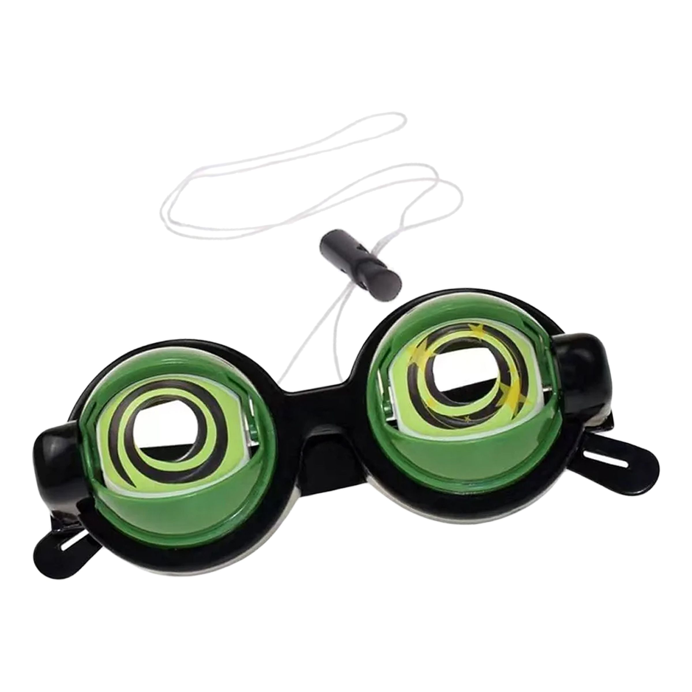 Glasögon Crazy Eyes - Grön | Hem - Maskerad - Tillbehör - Maskeradaccessoarer | Maskeradspecialisten