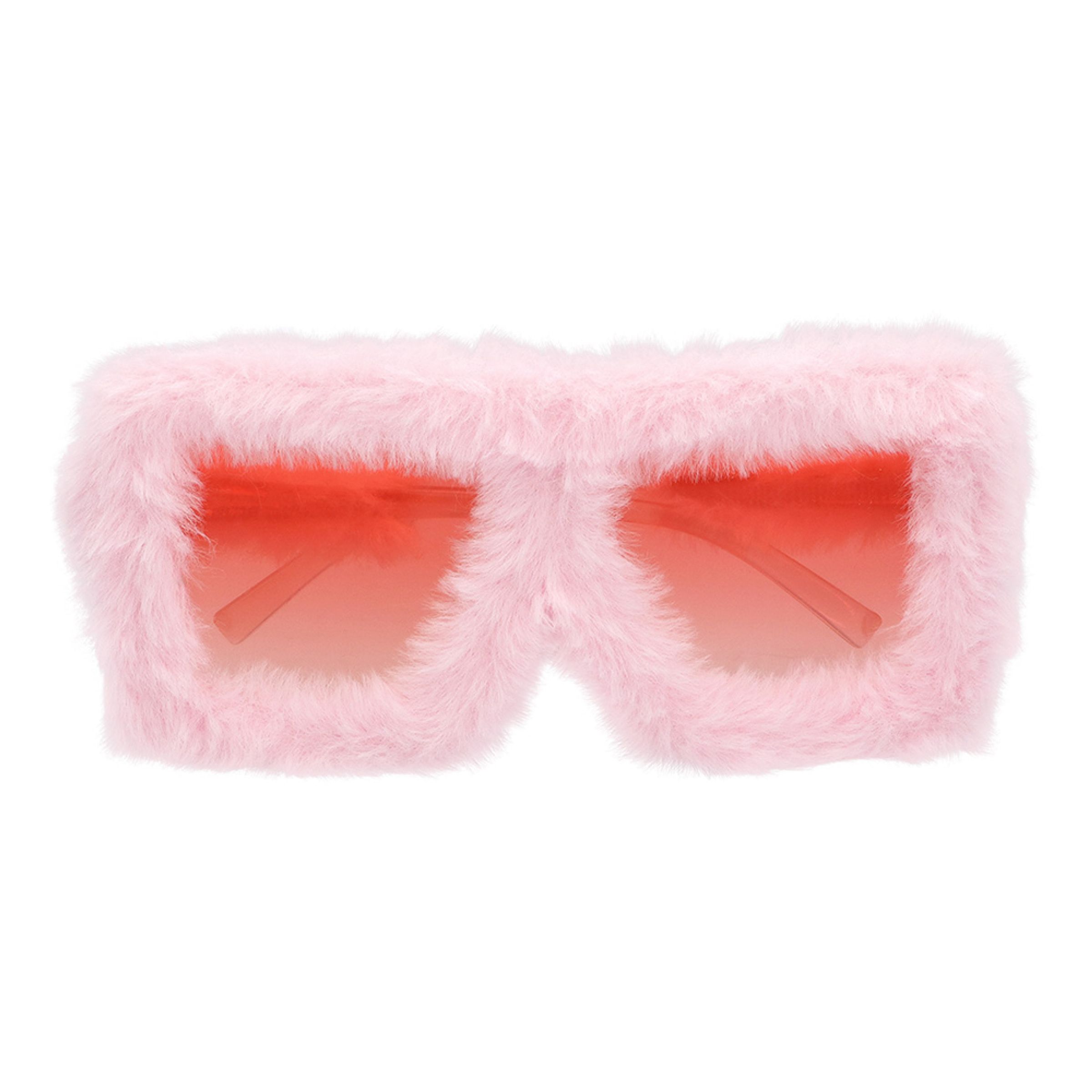 Glasögon Fluffiga Rosa - One size | Hem - Maskerad - Tillbehör - Maskeradaccessoarer | Maskeradspecialisten