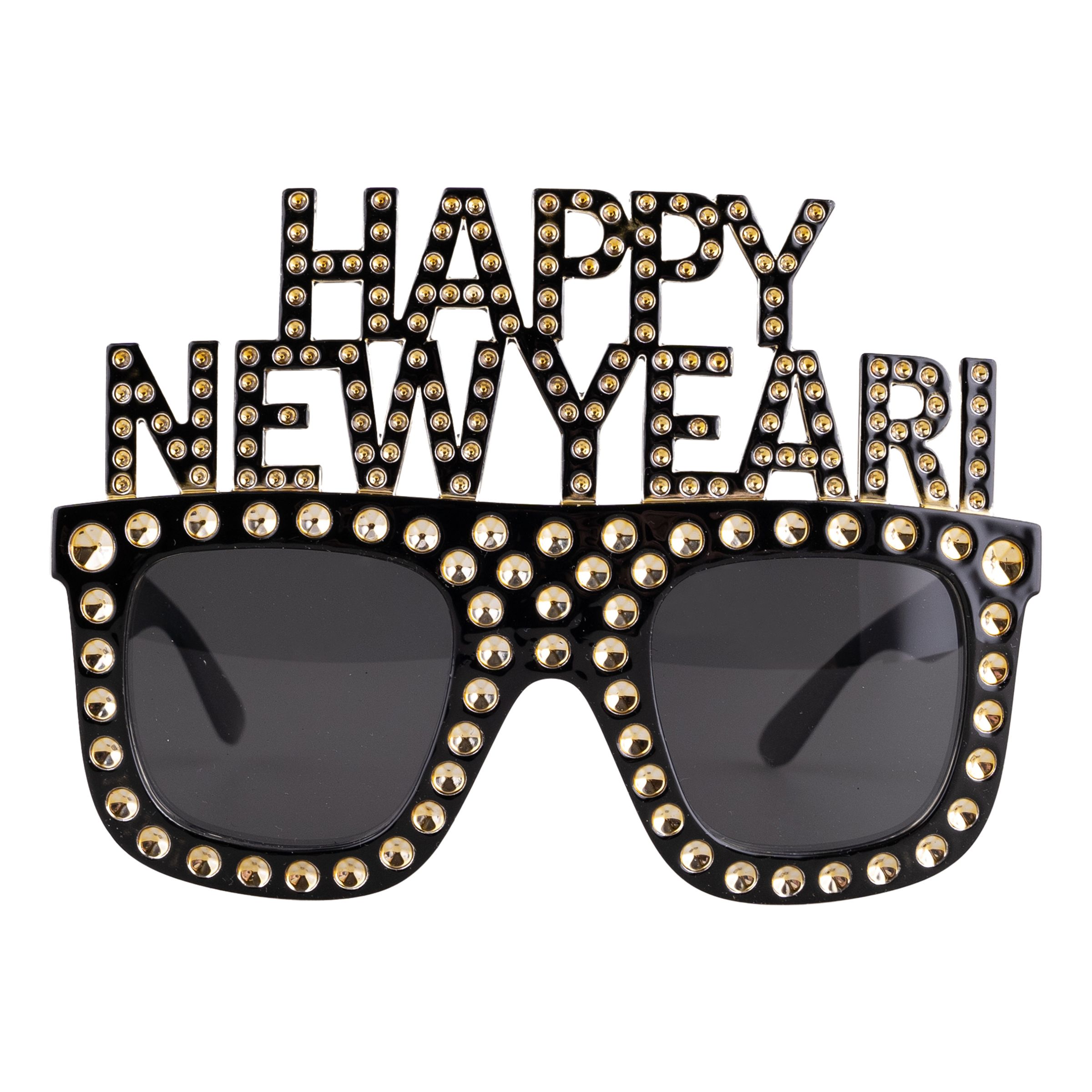 Glasögon Happy New Year - One size | Hem - Maskerad - Tillbehör - Glasögon | Pryloteket
