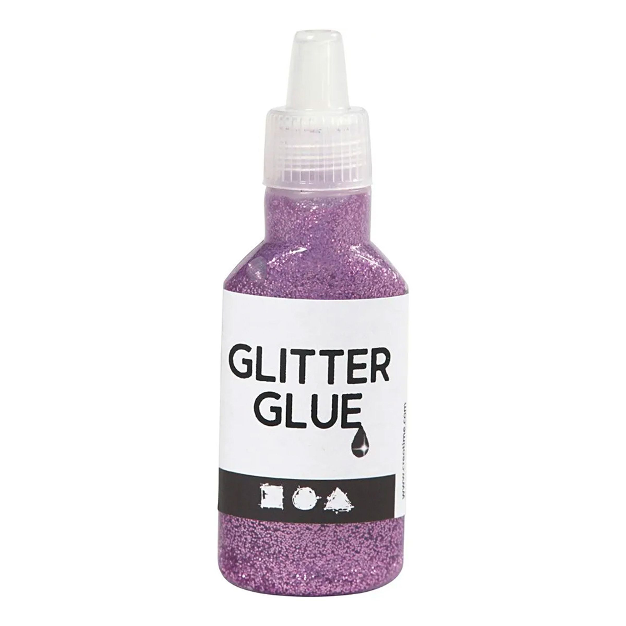 Glitterlim, lilla, 25ml/ 1 fl.
