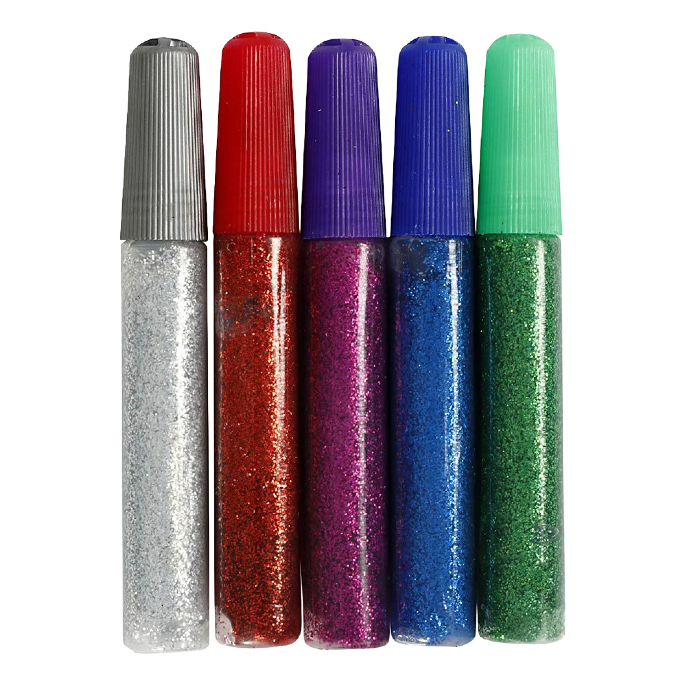 Glitterlim Blandede Farver billede