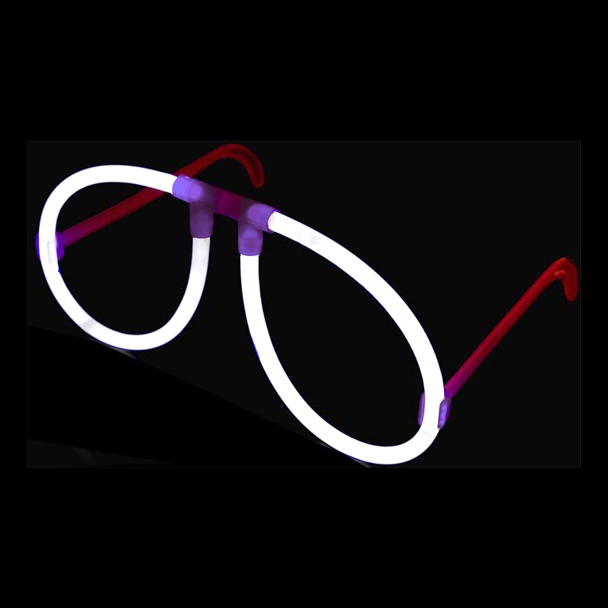 Självlysande Glasögon - Vita | Hem - Festartiklar - Festdekoration - Glowsticks | Pryloteket