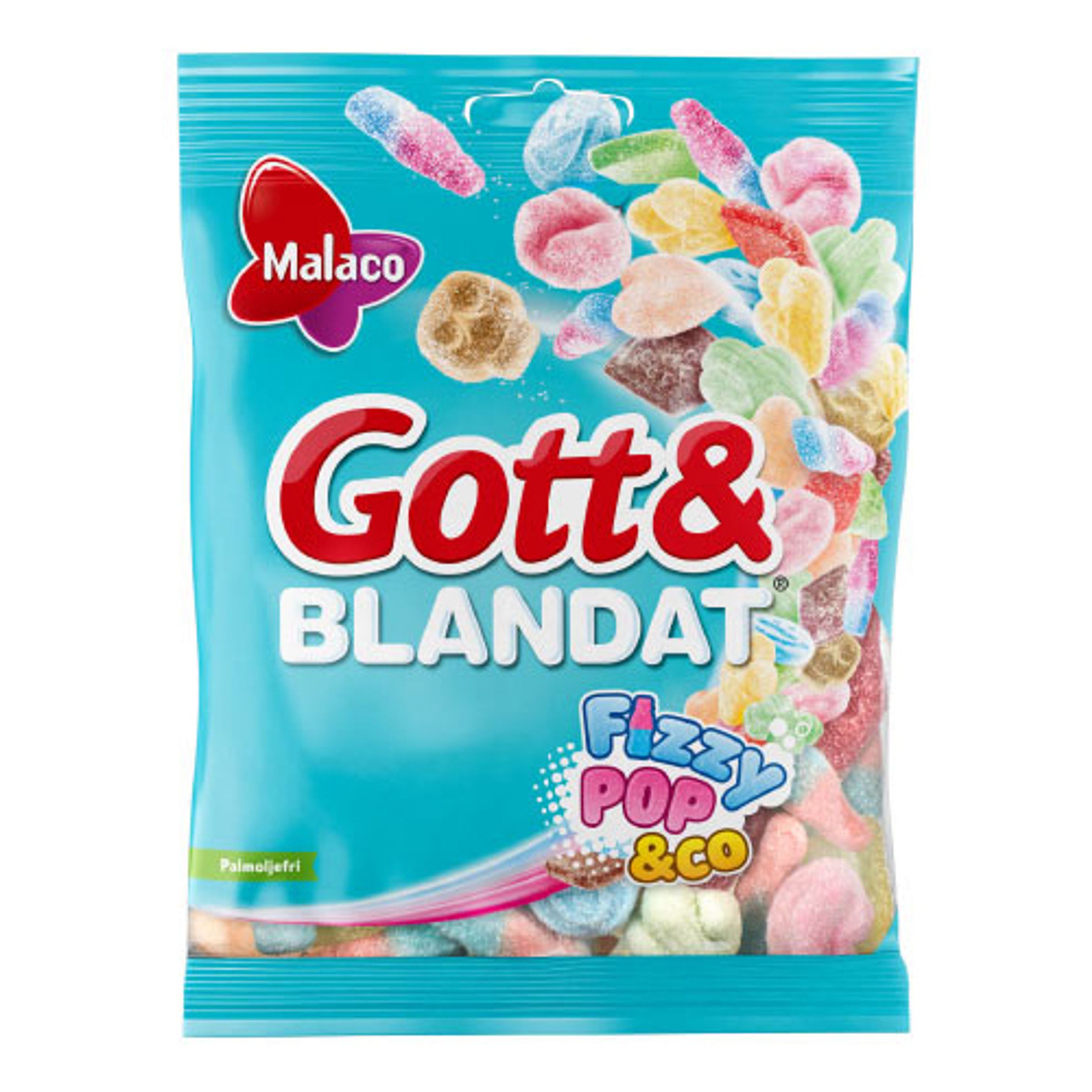 Gott & Blandat Fizzy Påse - 130 g | Hem - Godis & Läsk - Godis - Gelégodis | Maskeradspecialisten