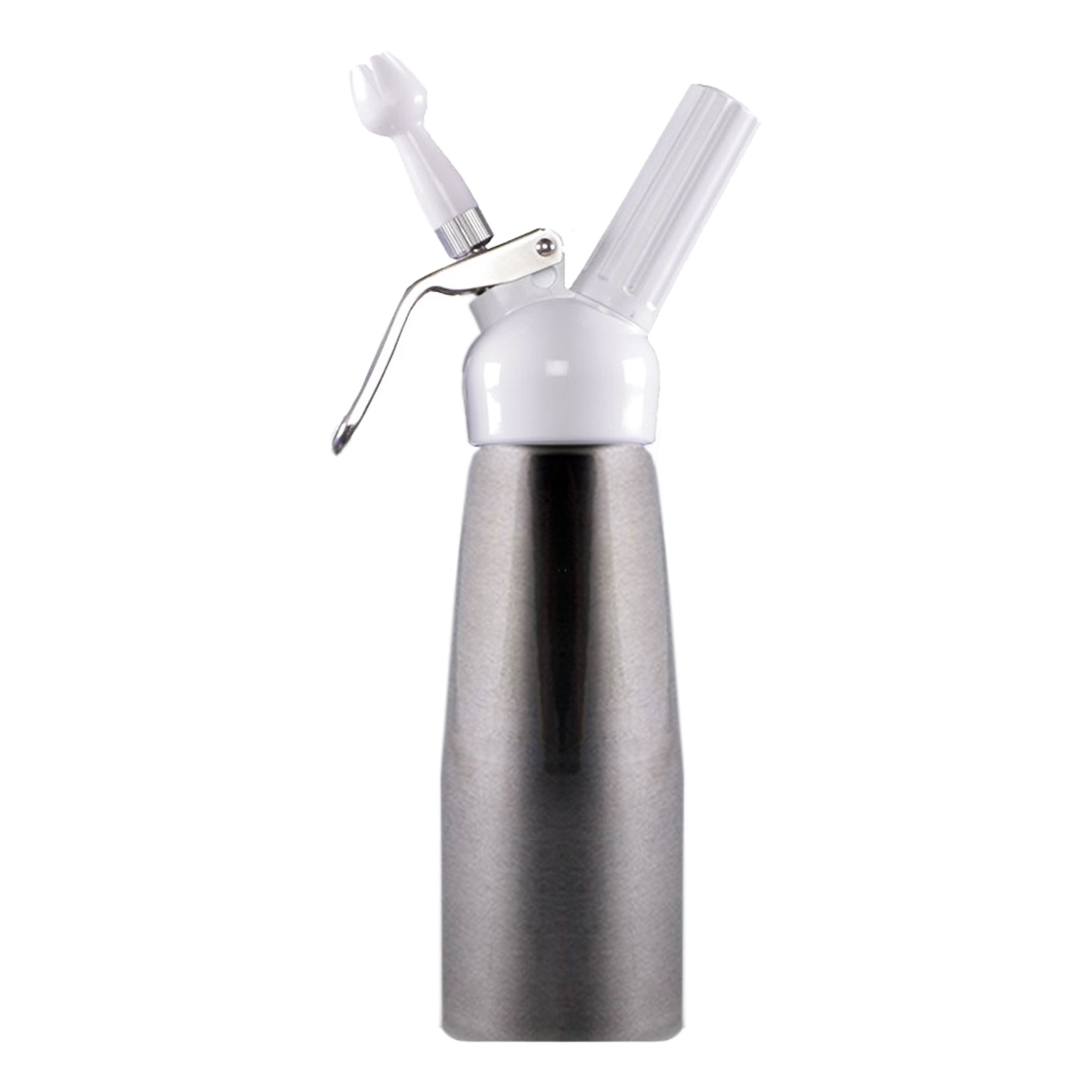 Gräddsifon Silver - 0,50L | Hem - Bartillbehör - Barutrustning - Gräddsifoner | Party Outlet