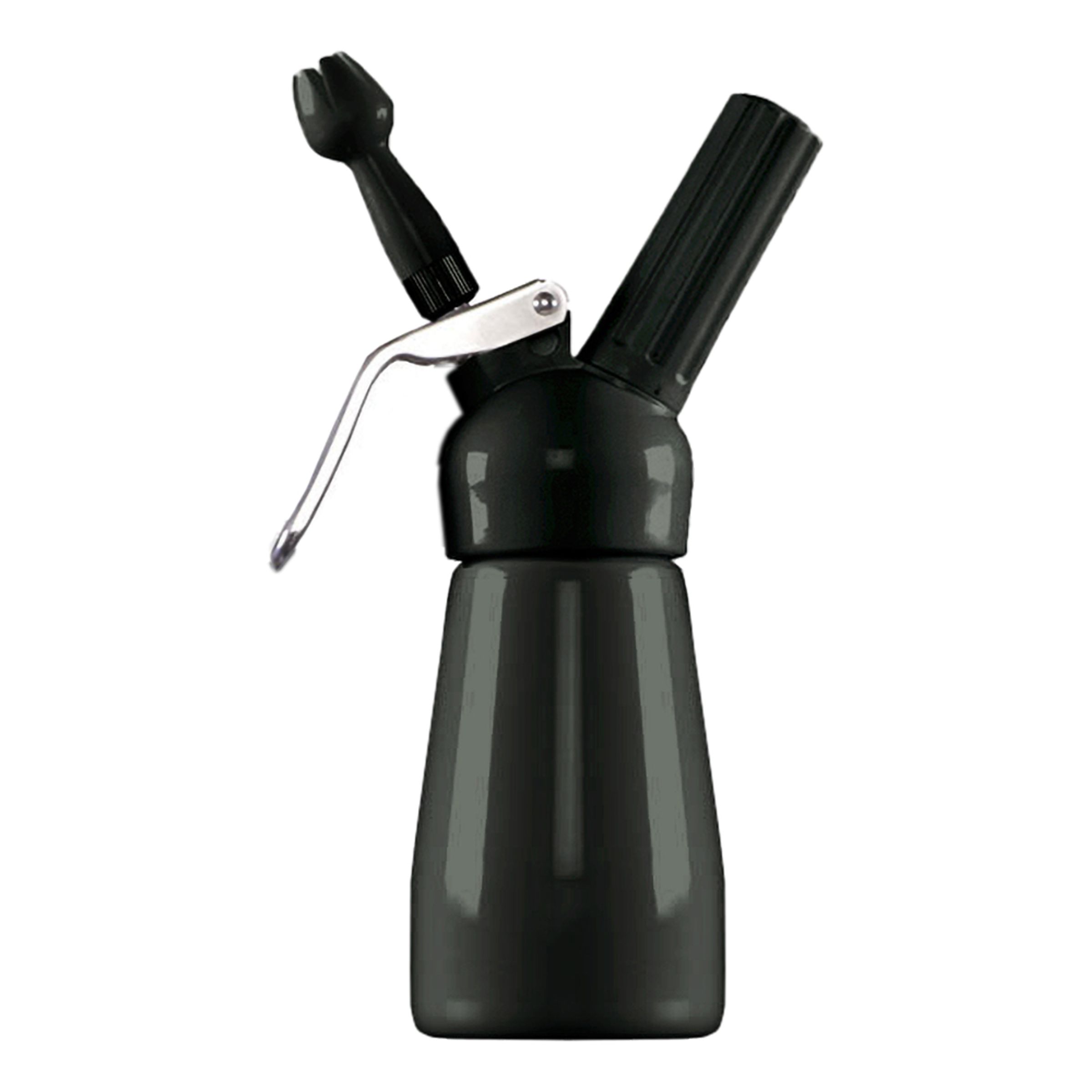 Gräddsifon Svart - 0,25L | Hem - Bartillbehör - Barutrustning - Gräddsifoner | Party Outlet