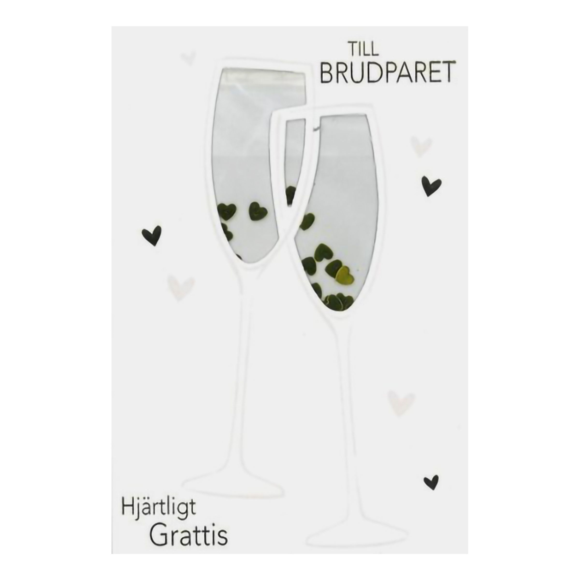 Gratulationskort Bröllop Glas | Hem - Festartiklar - Hälsningskort - Bröllopskort | Party Outlet