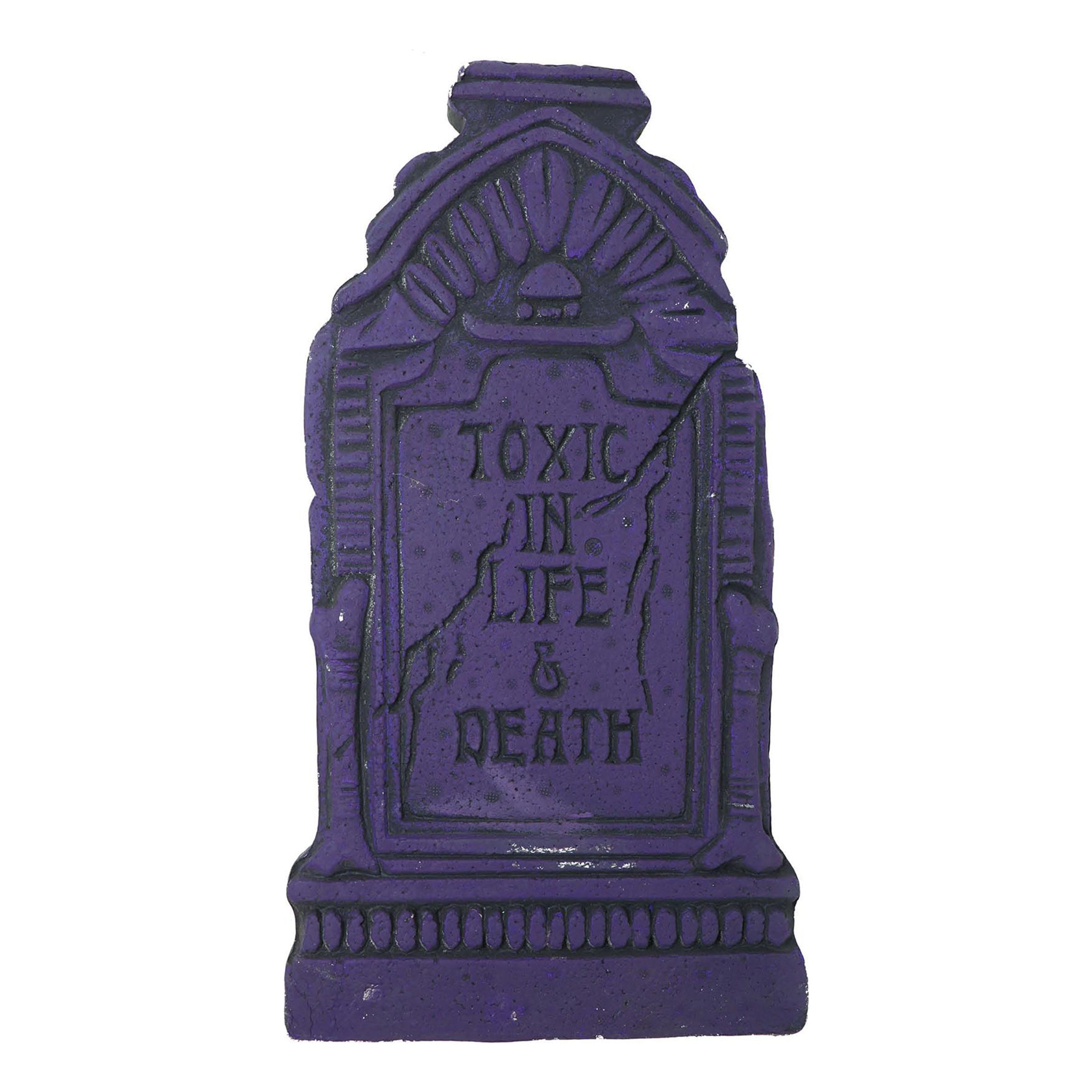 Gravsten Toxic in Life | Hem - Teman - Högtider - Halloween - Halloweendekorationer | Maskeradspecialisten