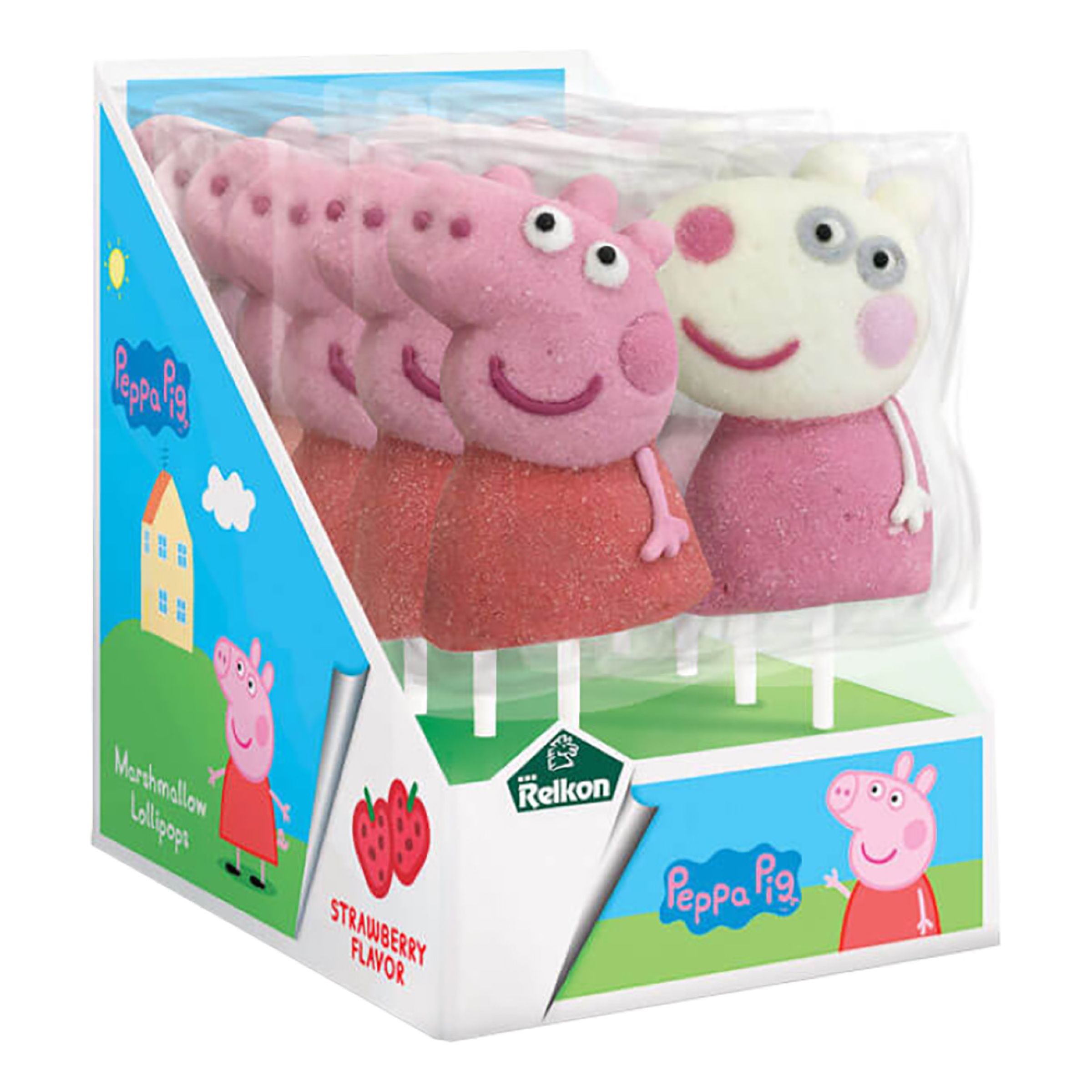 Greta Gris Marshmallow Klubba - 12 x 45 g | Hem - Godis & Läsk - Godis - Klubbor | Party Outlet