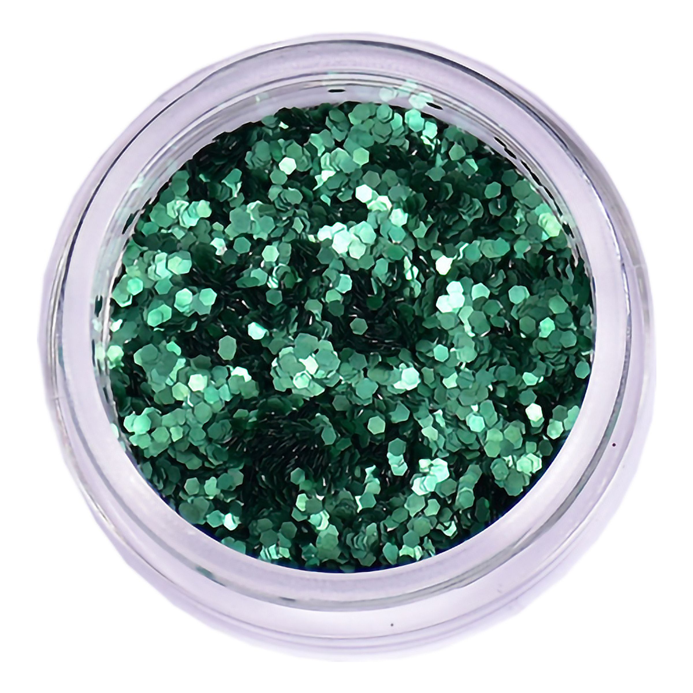 Grimas Glittersminke Flakes Organisk - Grøn