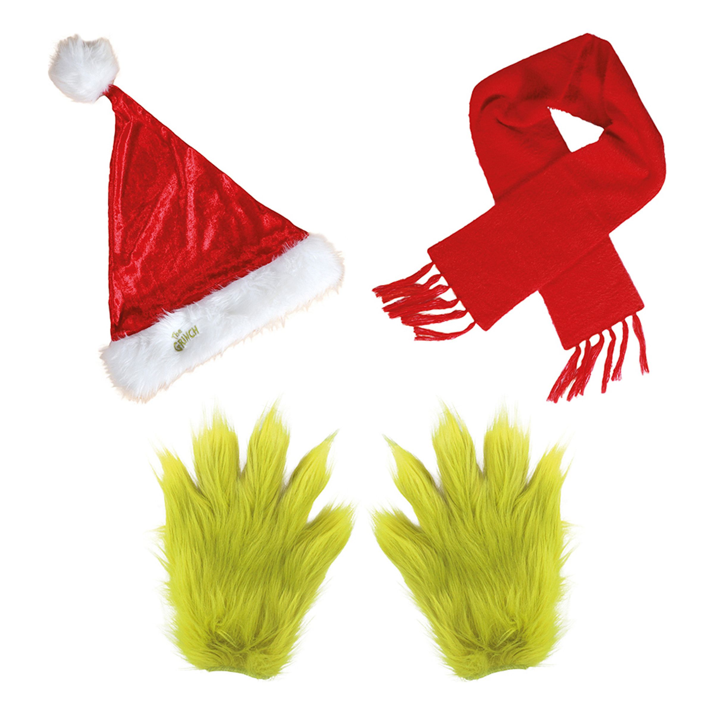 The Grinch Tillbehörskit - One size | Hem - Maskerad - Tillbehör - Tillbehörskit | Pryloteket