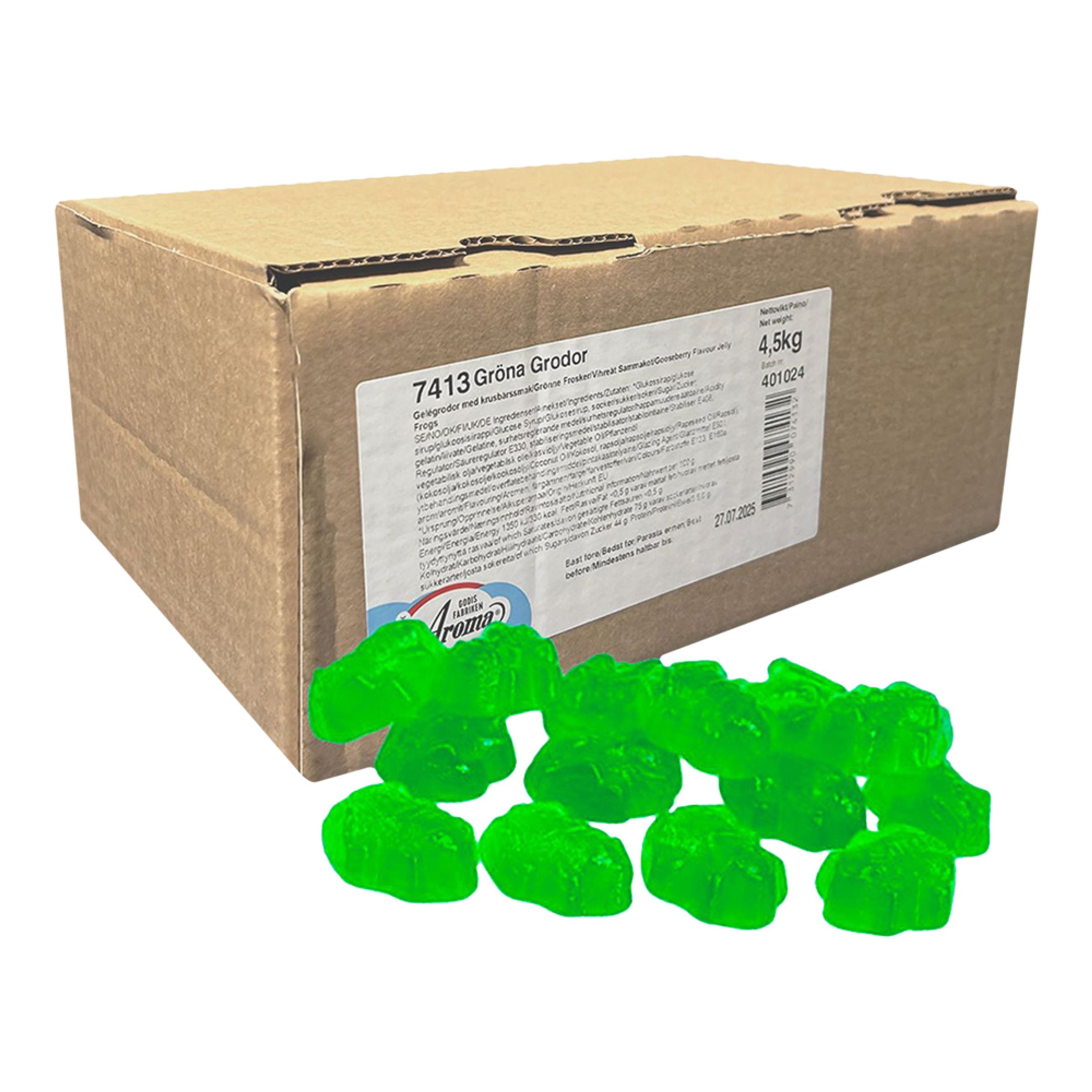 Aroma Grønne Frøer Økonomipakke - 4,5 kg