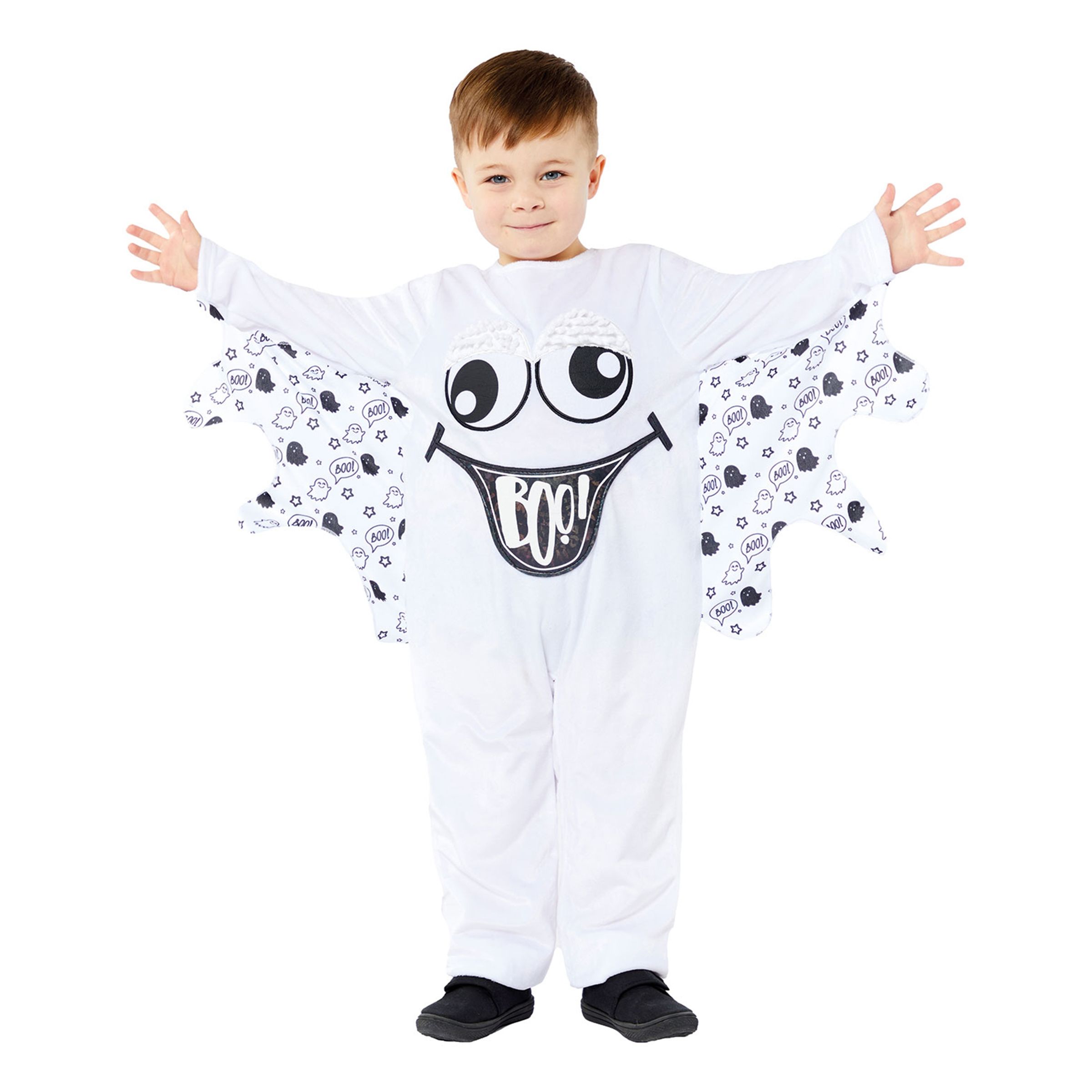Spöke Jumpsuit Barn Maskeraddräkt - Small | Hem - Maskerad - Maskeraddräkter - Barndräkter | Maskeradspecialisten