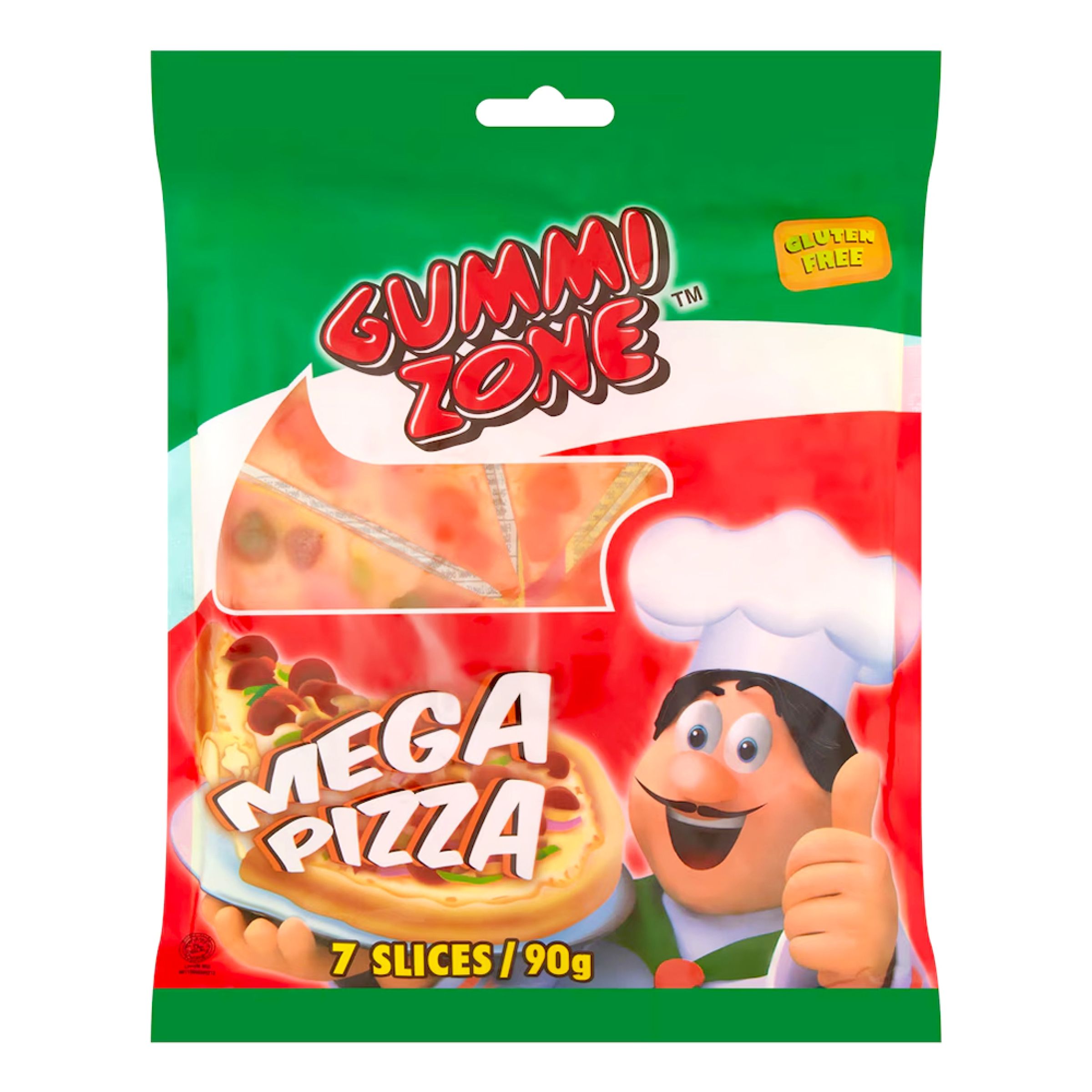 Gummy Zone Mega Pizza XL - 90 g | Hem - Godis & Läsk - Godis - Gelégodis | Maskeradspecialisten