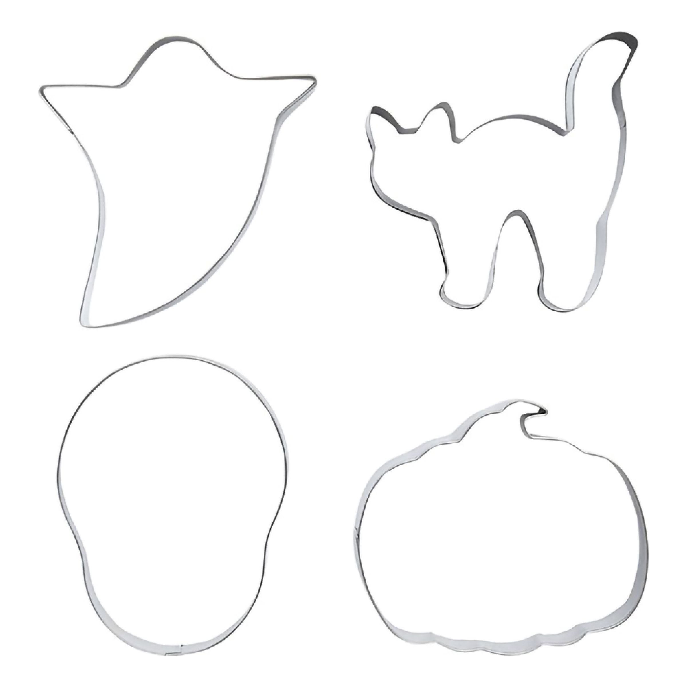 Halloween Kakformar - 4-pack | Hem - Teman - Högtider - Halloween | Maskeradspecialisten