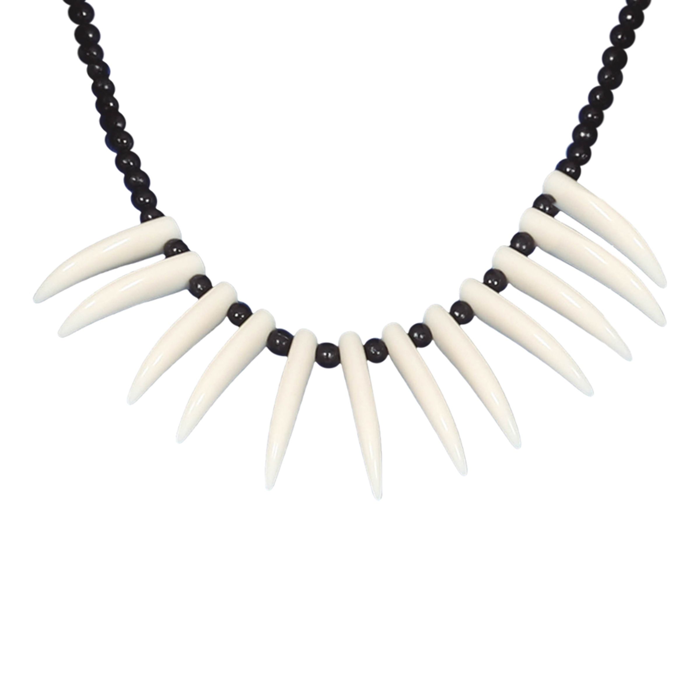 Halsband med Långa Tänder - One size | Hem - Maskerad - Tillbehör - Maskeradaccessoarer | Maskeradspecialisten