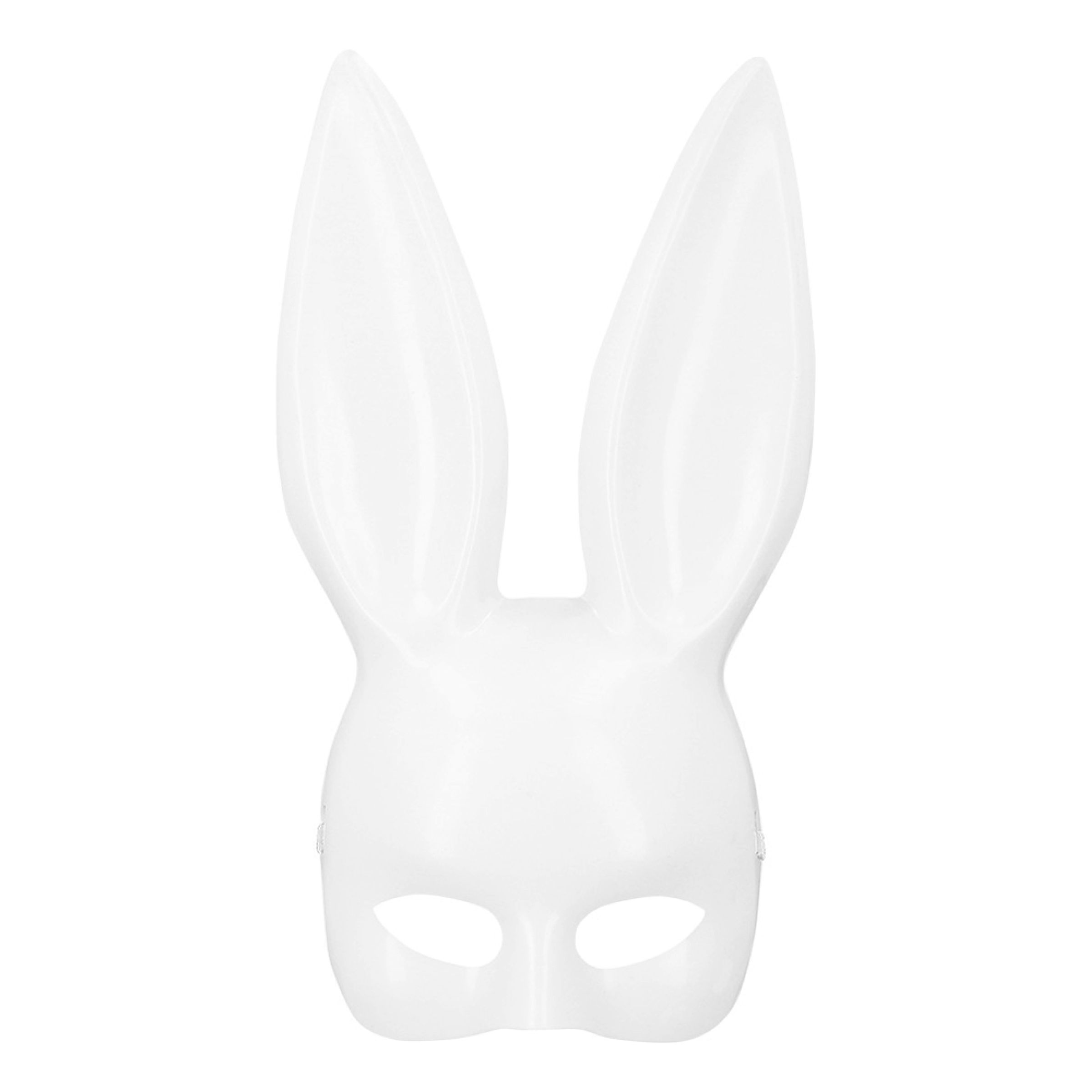 Halvmaske Kanin Hvid - One size