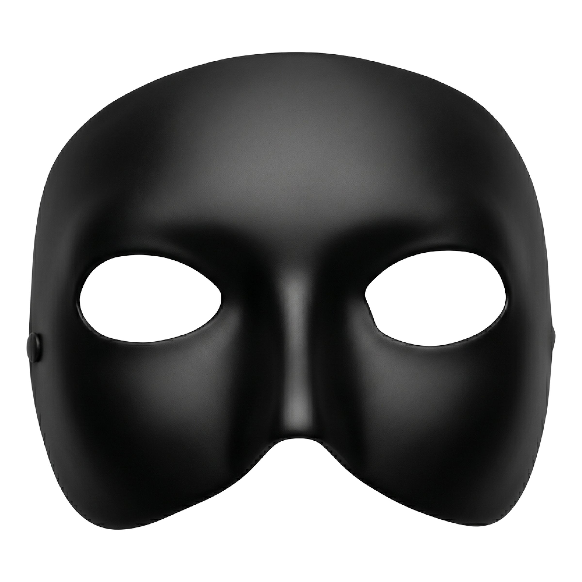 Halvmaske Sort