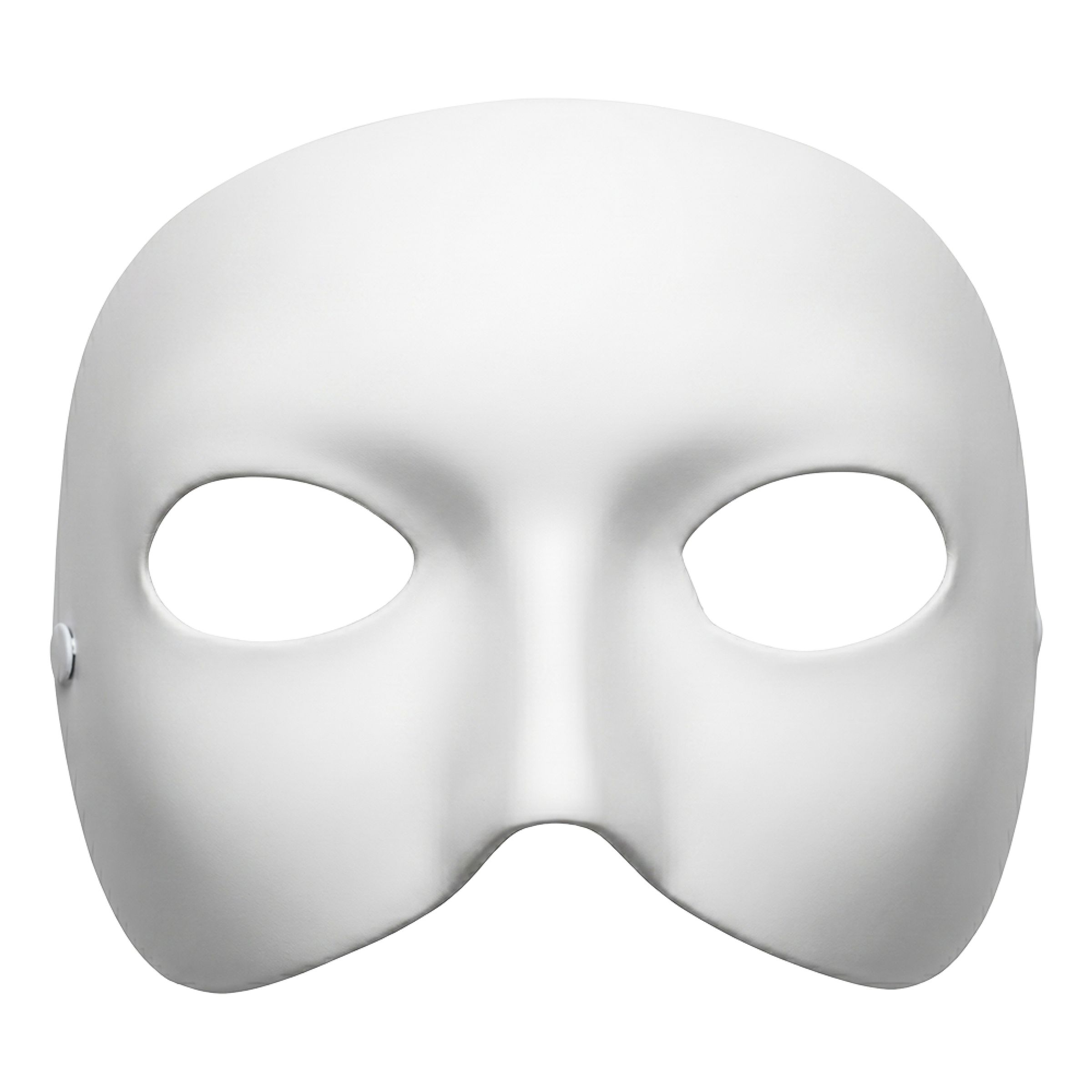 Halvmaske Hvid