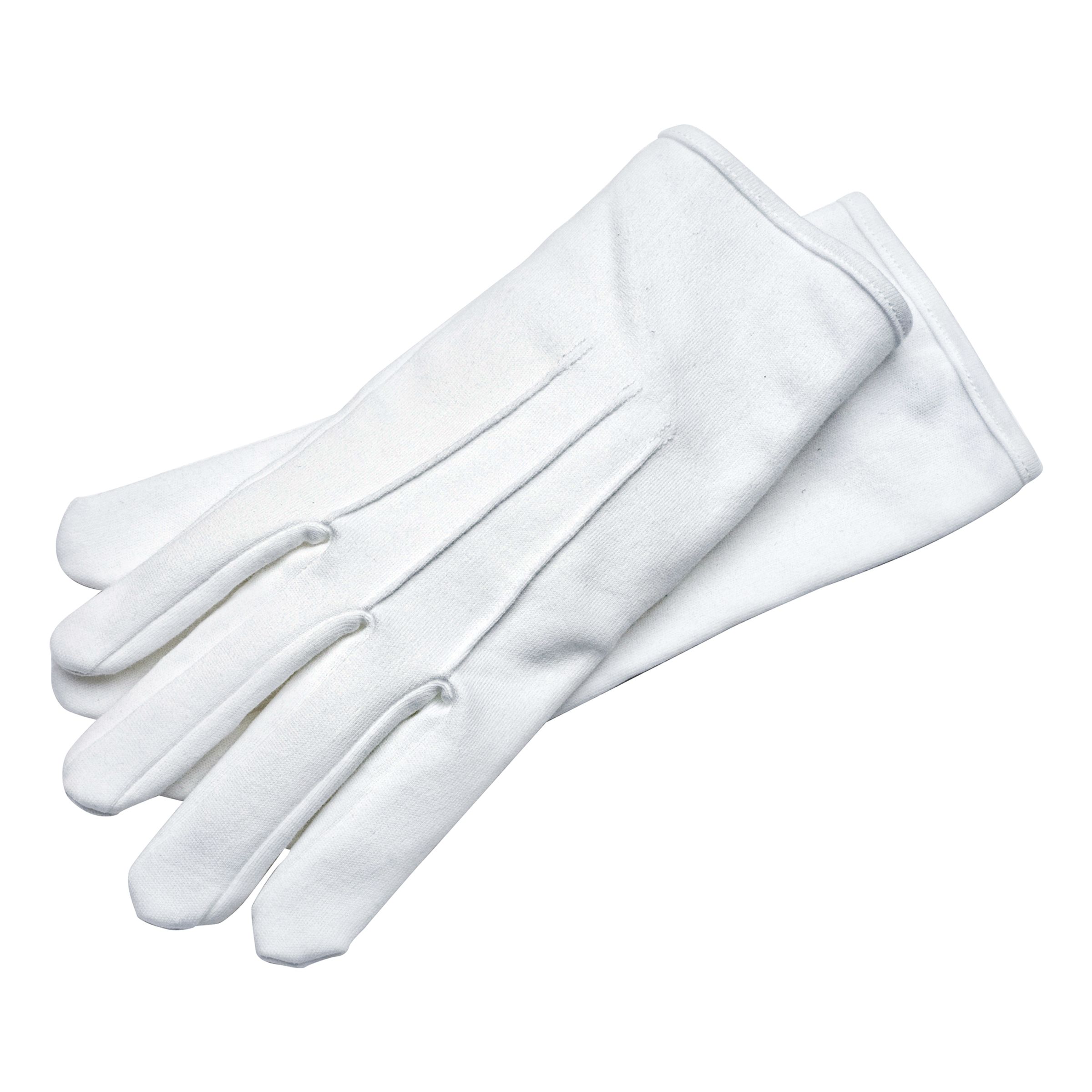 Handskar Vita Ribbade Deluxe - 12 | Hem - Maskerad - Tillbehör - Maskeradaccessoarer | Pryloteket