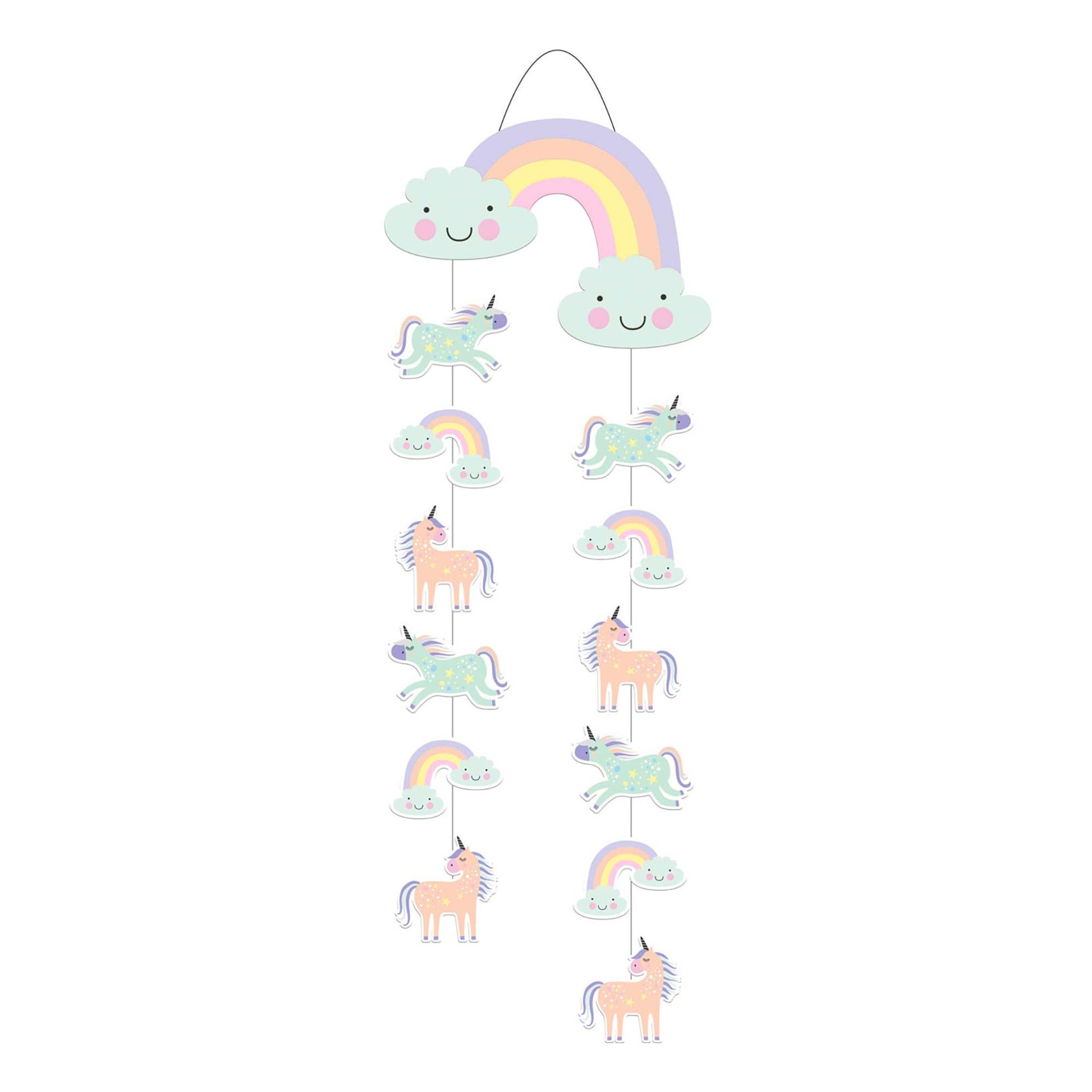 Hængende Dekoration Unicorns & Rainbows