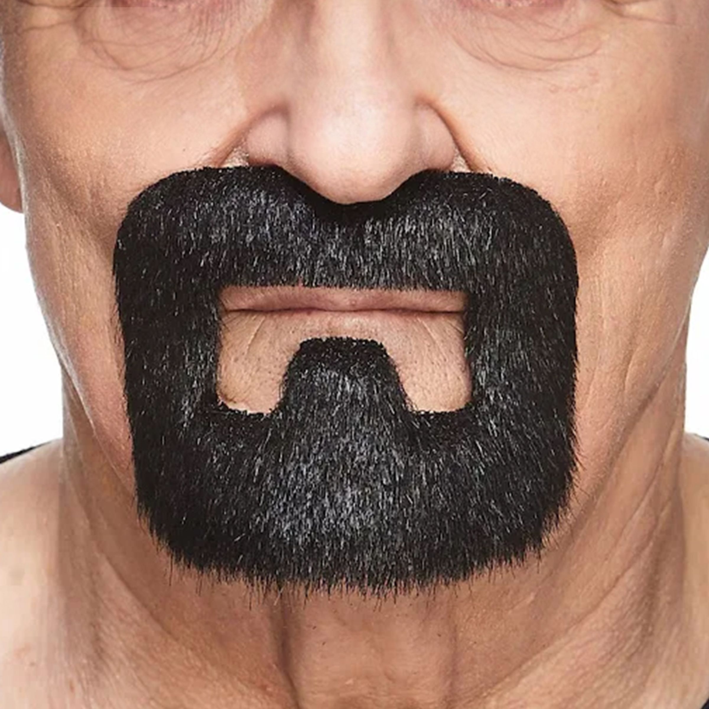 Håndværker Moustache Sort