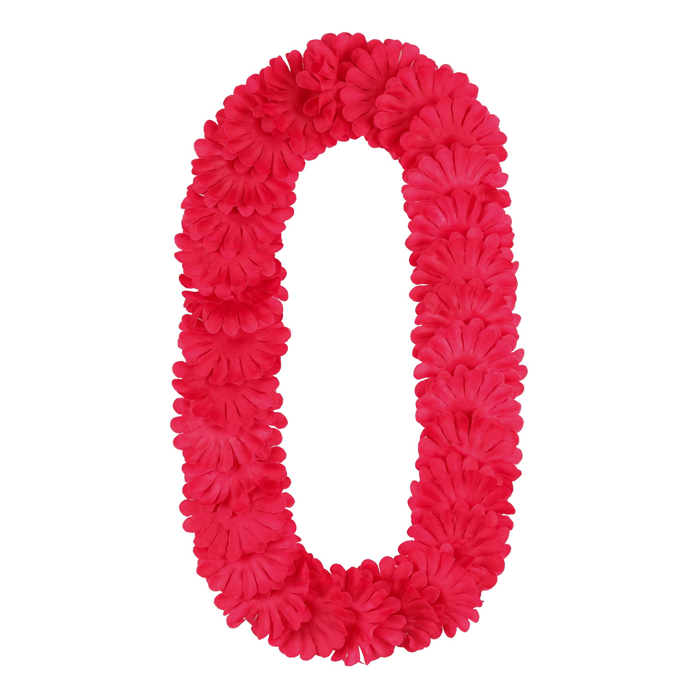 Hawaiikrans Mörkrosa | Hem - Maskerad - Tillbehör - Maskeradaccessoarer | Maskeradspecialisten