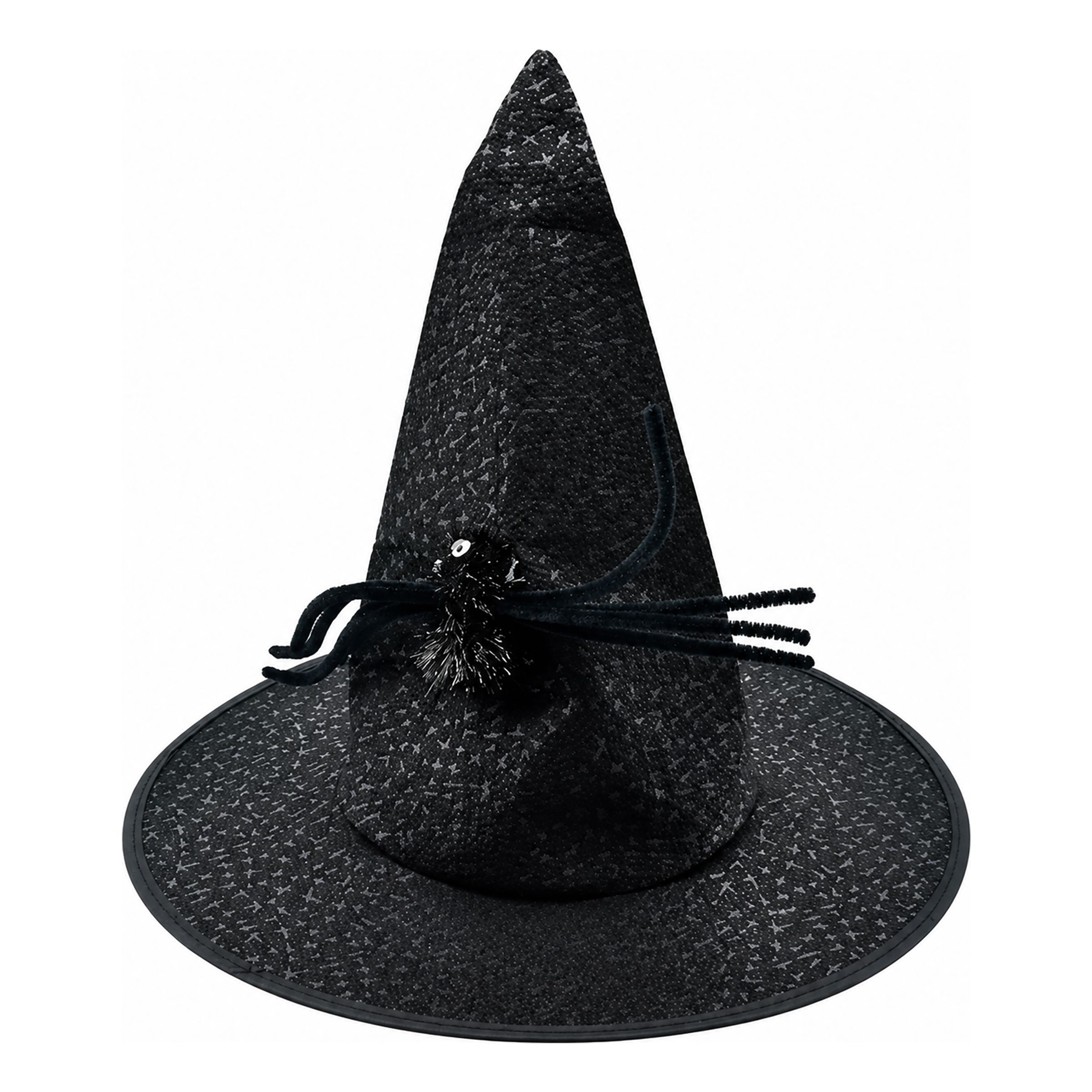 Häxhatt med Spindel Svart - One size | Hem - Maskerad - Tillbehör - Maskeradaccessoarer | Pryloteket