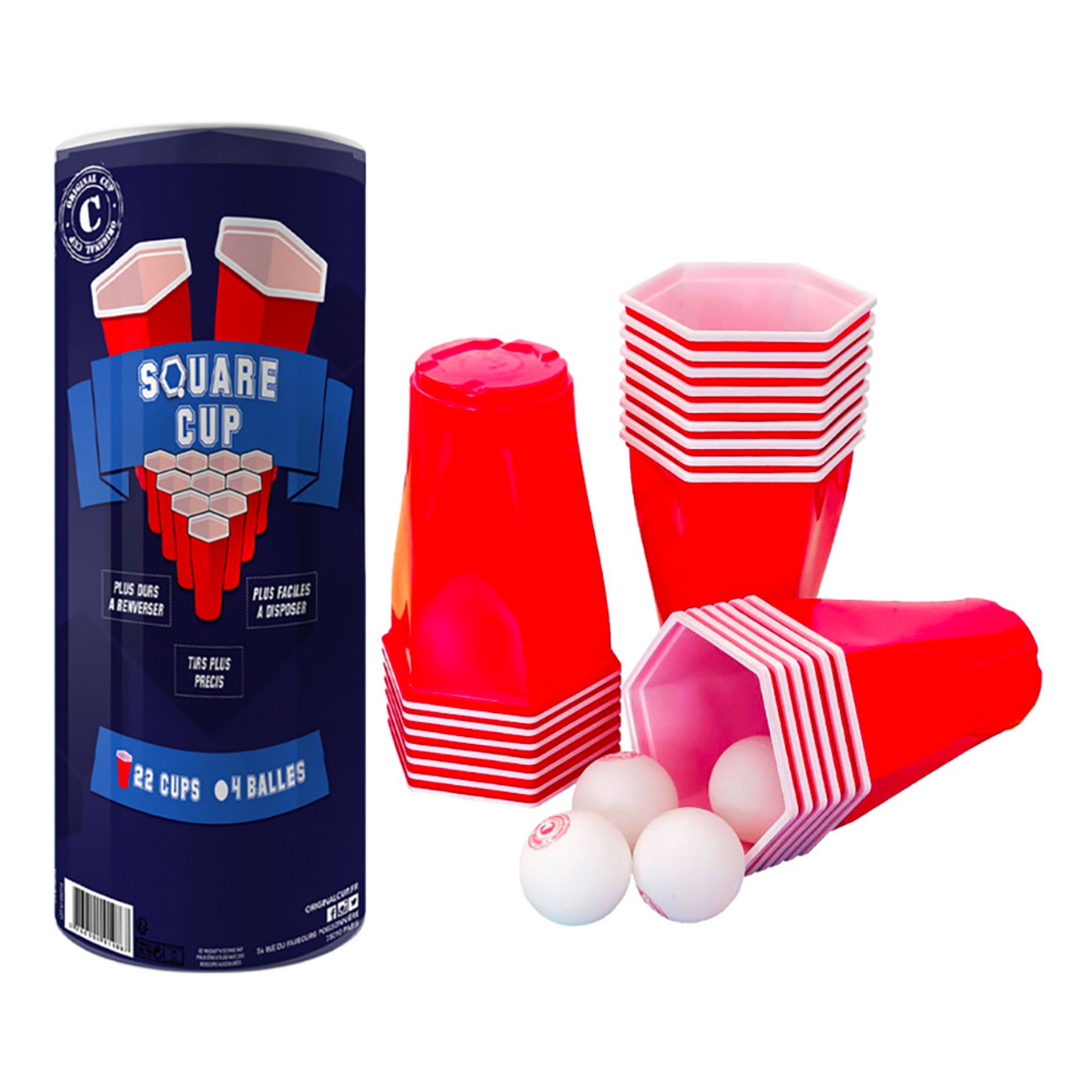 Hexagon Beer Pong Kit | Hem - Teman - Högtider - Student - Studentpresent | Pryloteket