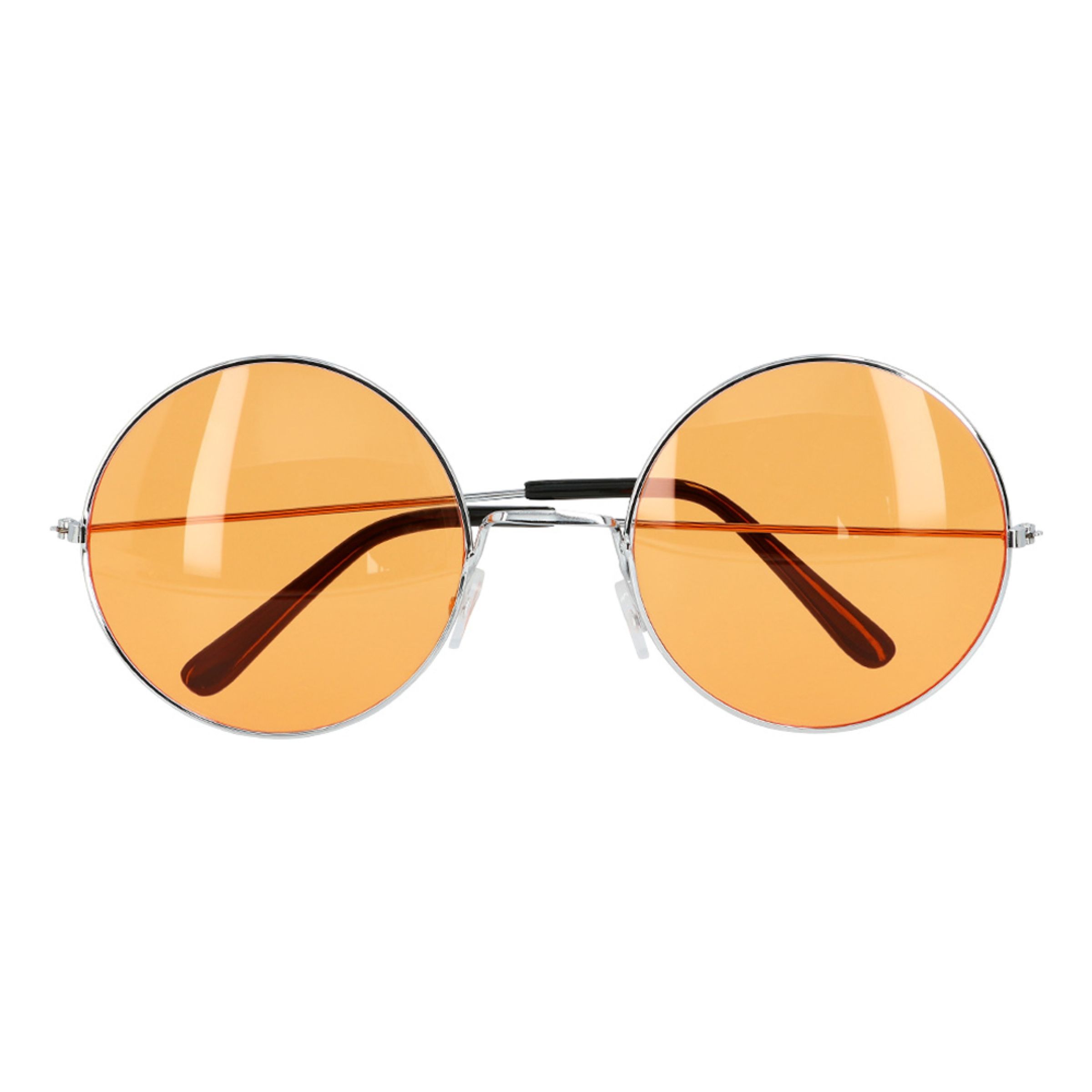Hippieglasögon Stora Orange | Hem - Maskerad - Tillbehör - Maskeradaccessoarer | Maskeradspecialisten