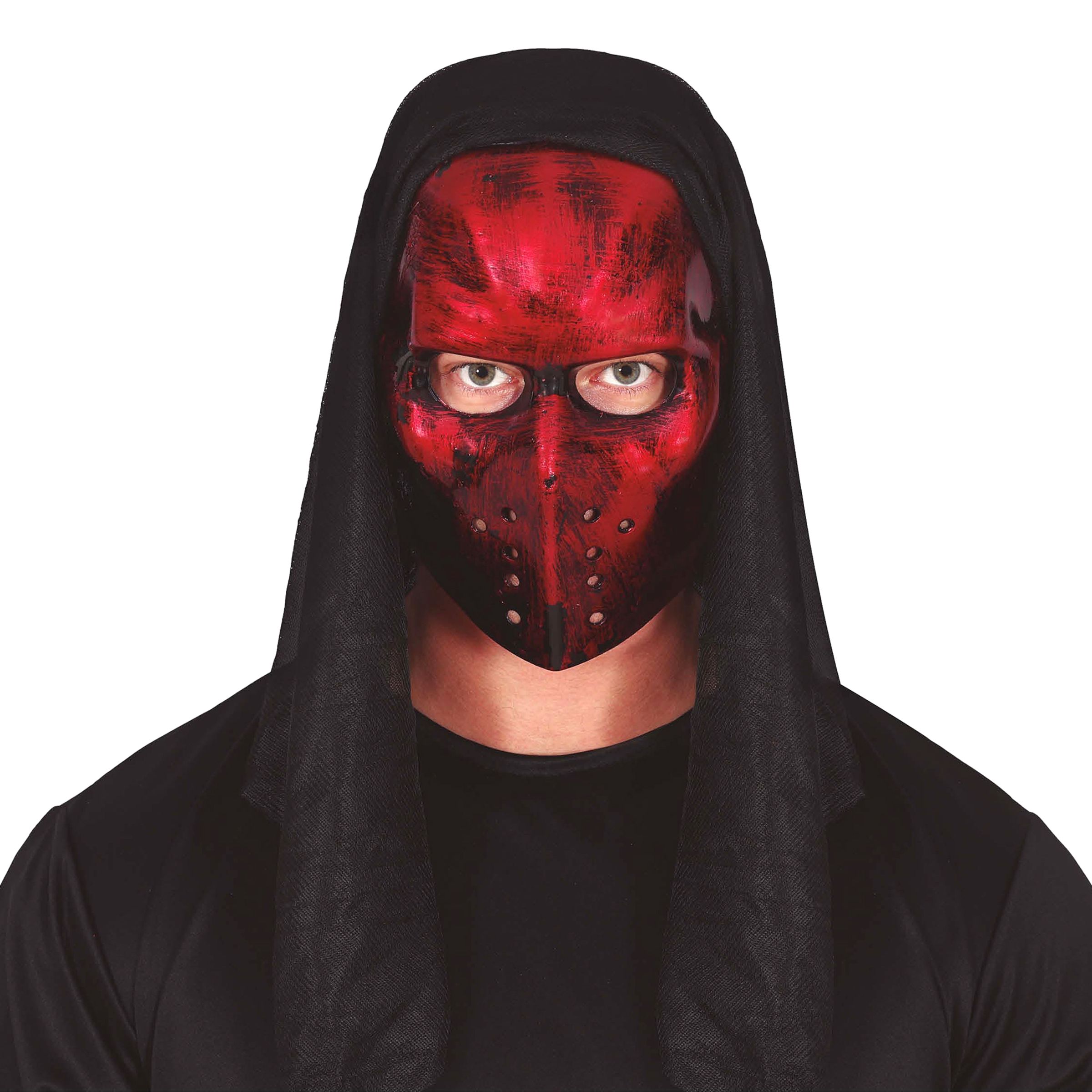 Hockeymask med Huva - One size